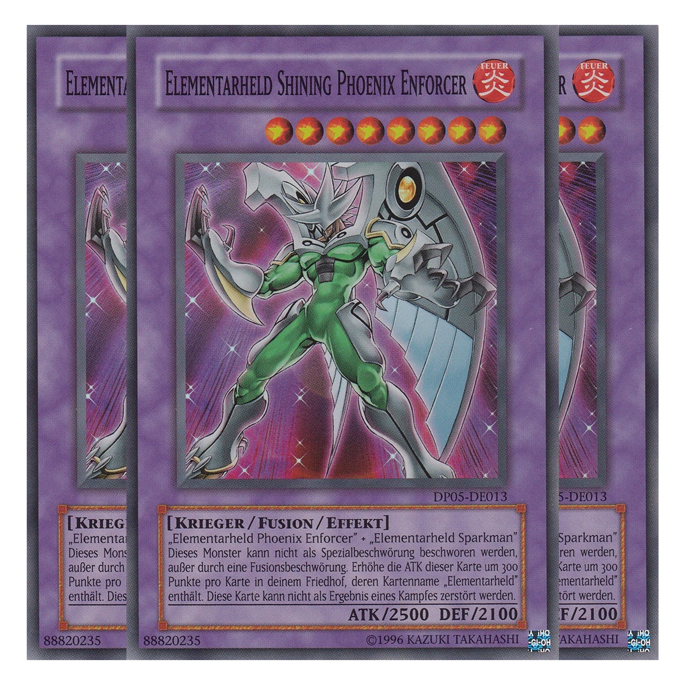 Elementarheld Shining Phoenix Enforcer - DP05-DE013 - Super Rare - Deutsch - Unlimitiert - Duelist Pack: Aster Phoenix - Playset (3 Kopien)