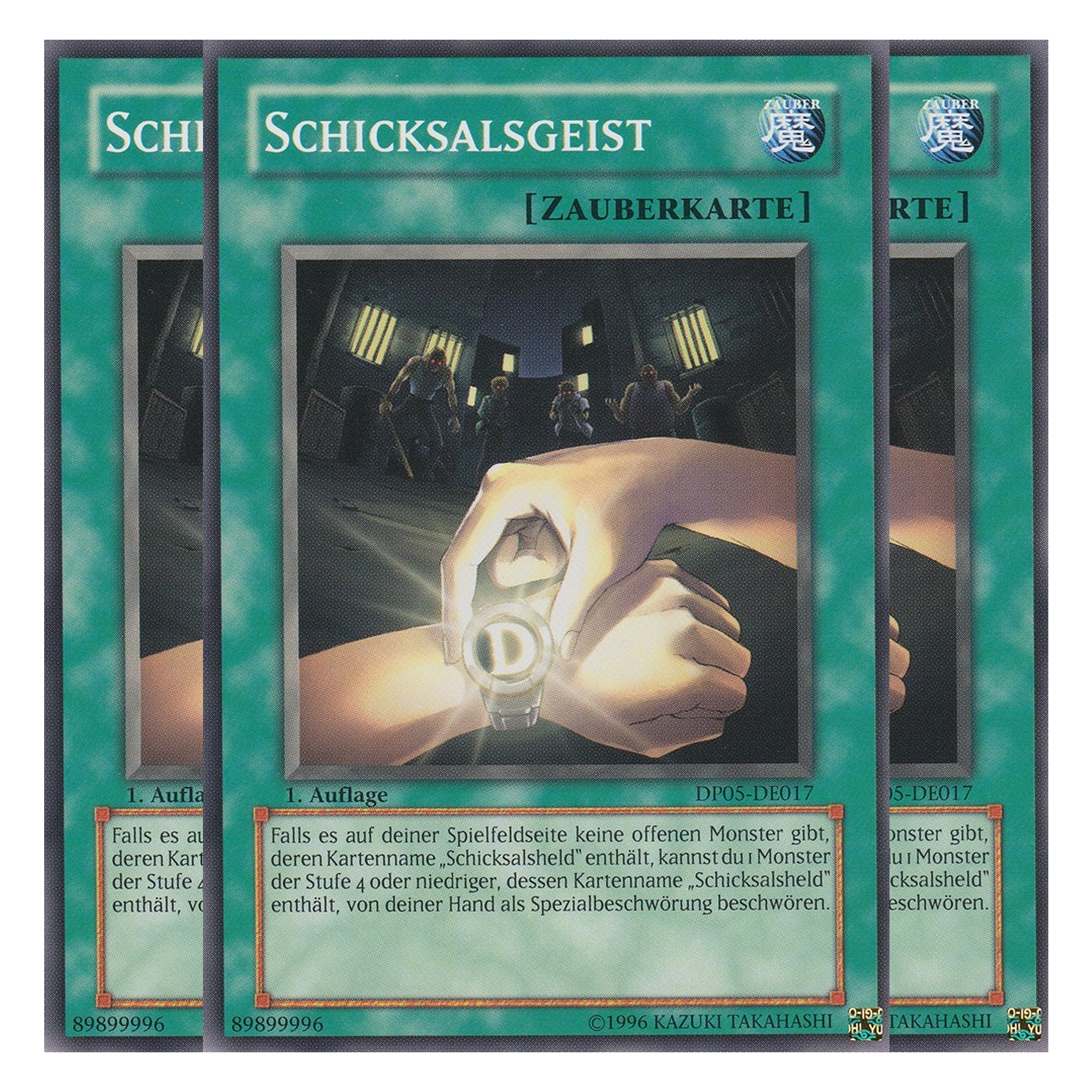 Schicksalsgeist - DP05-DE017 - Common - Deutsch - Unlimitiert - Duelist Pack: Aster Phoenix - Playset (3 Kopien)