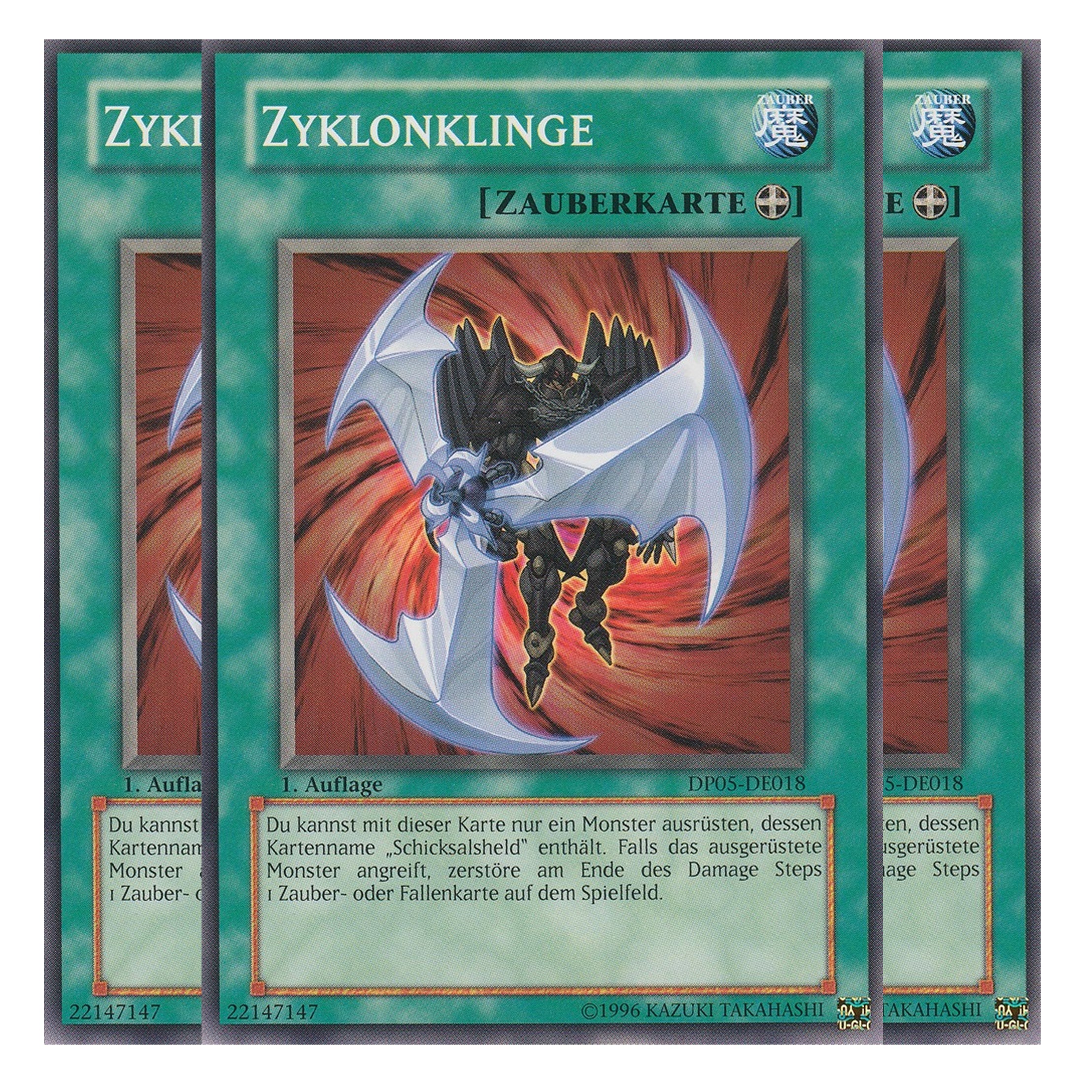Zyklonklinge - DP05-DE018 - Common - Deutsch - Unlimitiert - Duelist Pack: Aster Phoenix - Playset (3 Kopien)