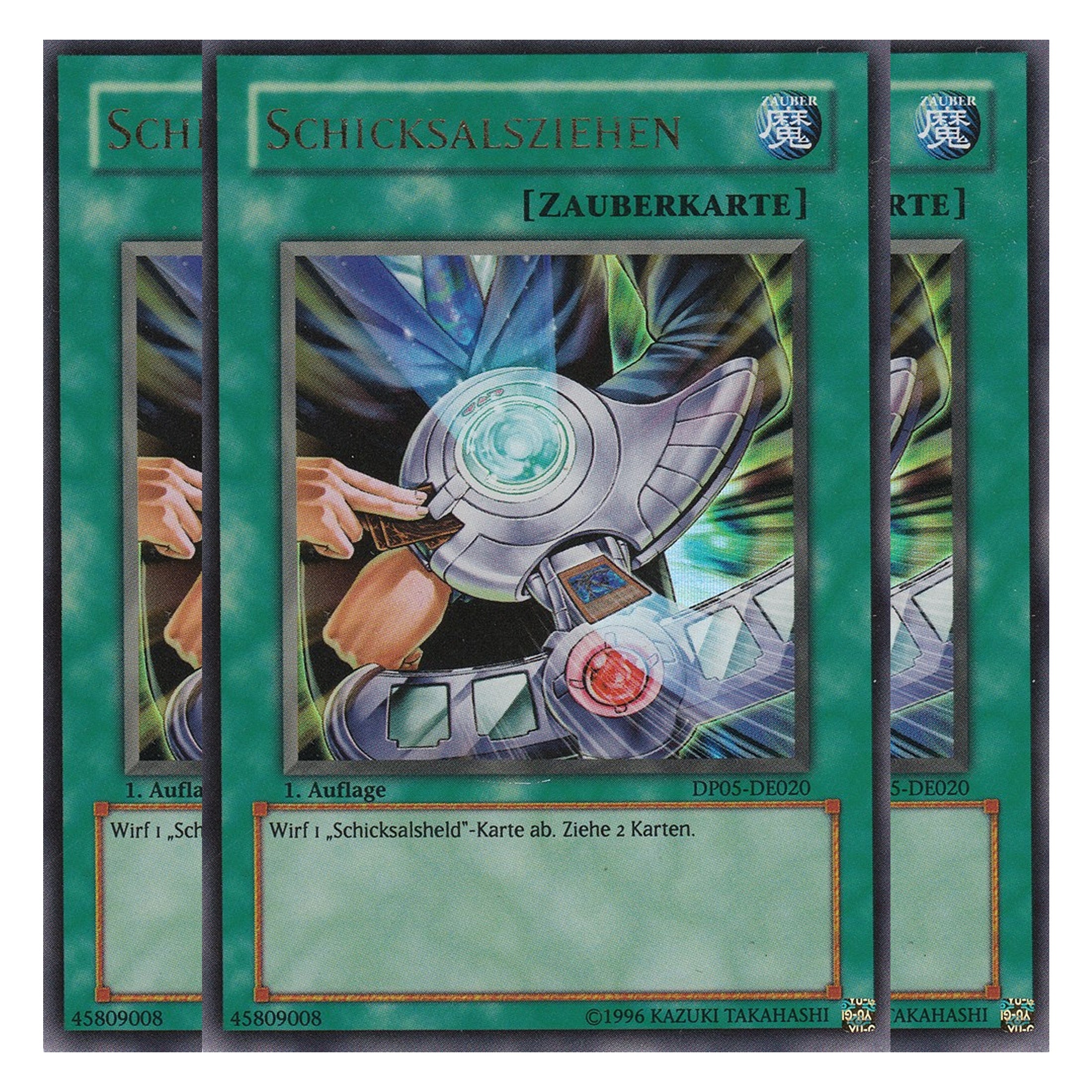 Schicksalsziehen - DP05-DE020 - Ultra Rare - Deutsch - Unlimitiert - Duelist Pack: Aster Phoenix - Playset (3 Kopien)