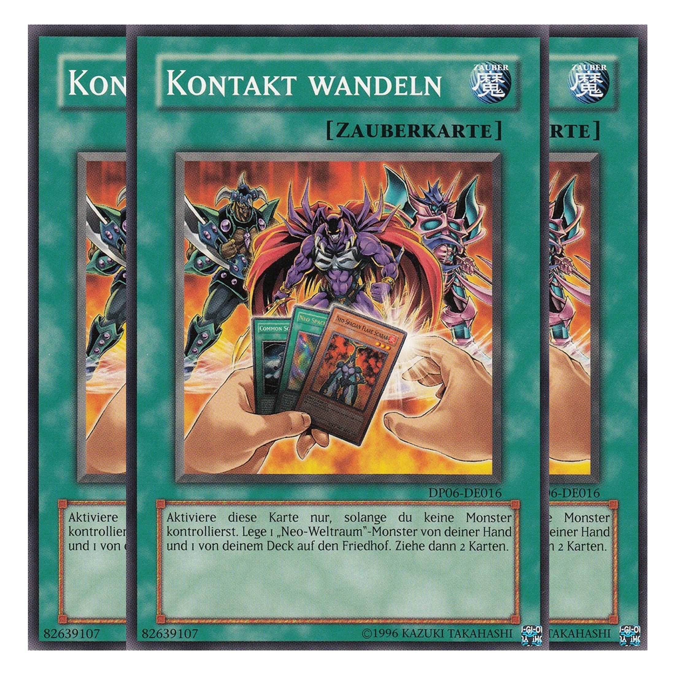 Kontakt Wandeln - DP06-DE016 - Common - Deutsch - Unlimitiert - Duelist Pack: Jaden Yuki 3 - Playset (3 Kopien)