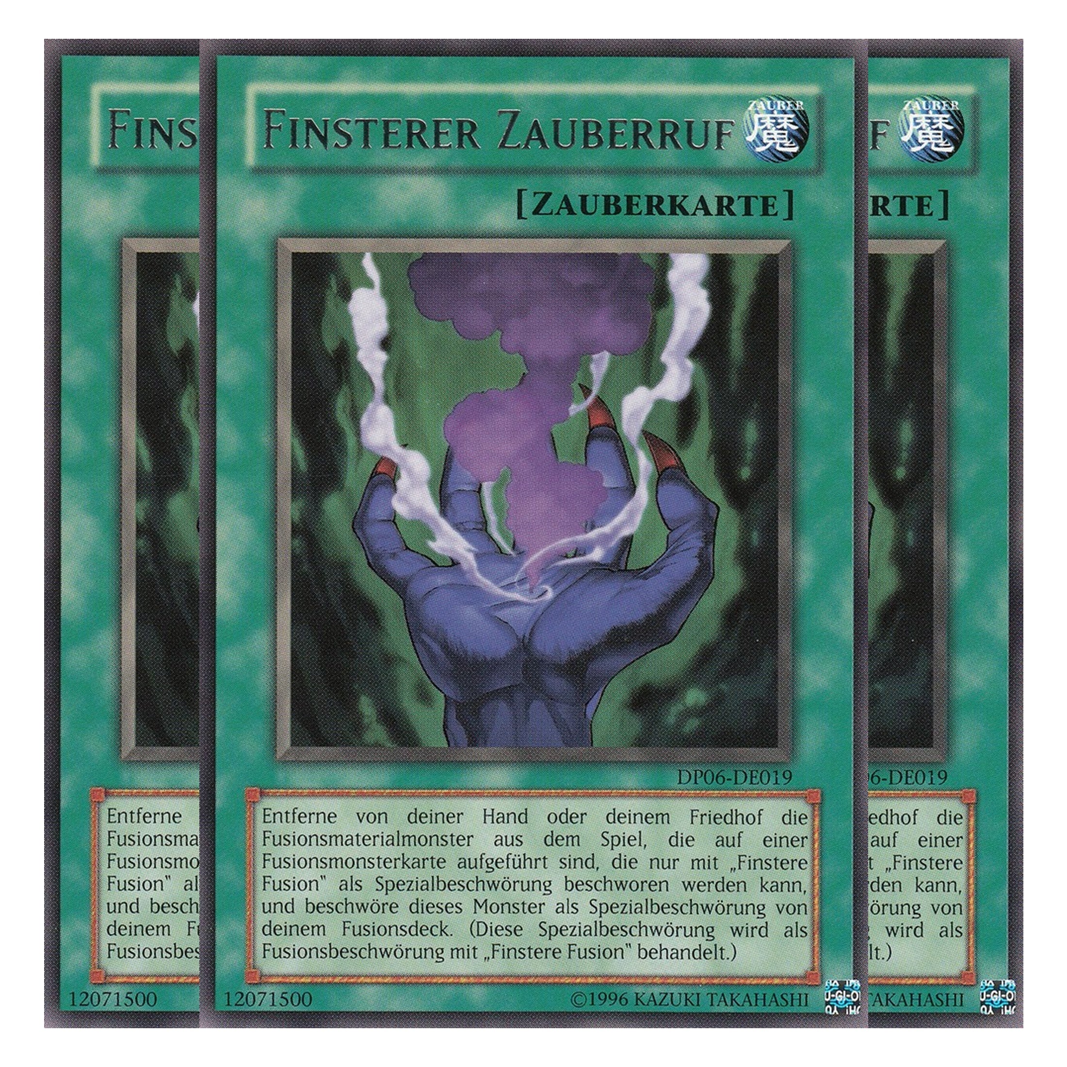 Finsterer Zauberruf - DP06-DE019 - Rare - Deutsch - Unlimitiert - Duelist Pack: Jaden Yuki 3 - Playset (3 Kopien)