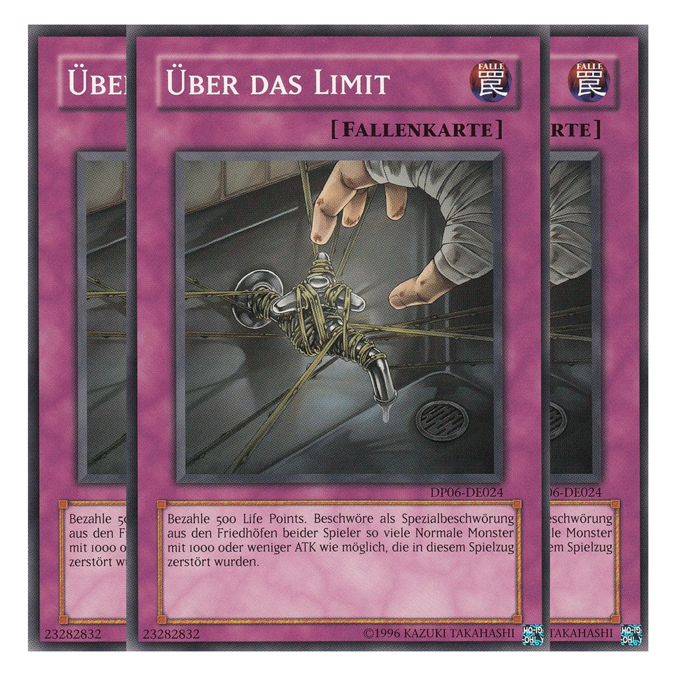 Über das Limit - DP06-DE024 - Common - Deutsch - Unlimitiert - Duelist Pack: Jaden Yuki 3 - Playset (3 Kopien)