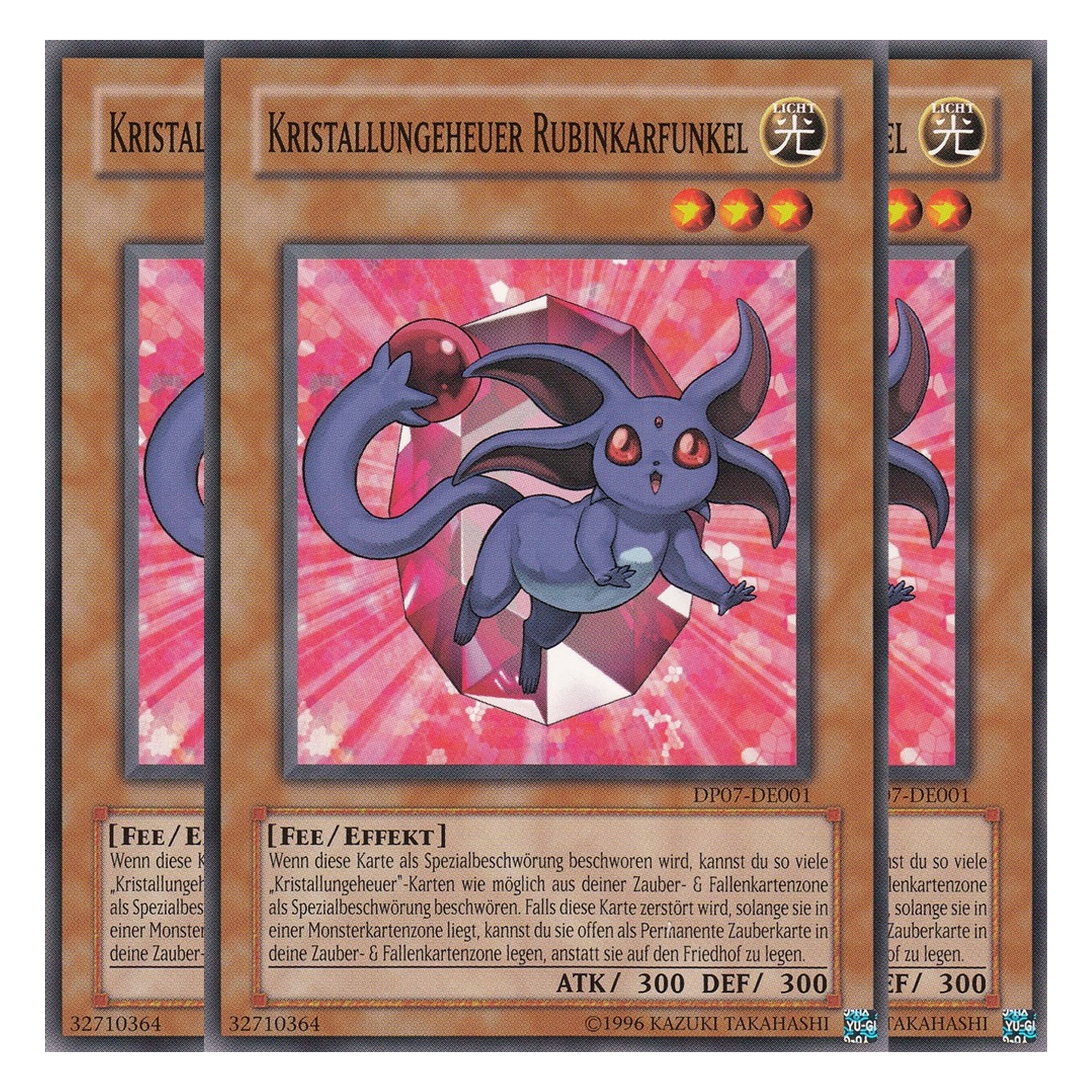 Kristallungeheuer Rubinkarfunkel - DP07-DE001 - Common - Deutsch - Unlimitiert - Duelist Pack: Jesse Anderson - Playset (3 Kopien)