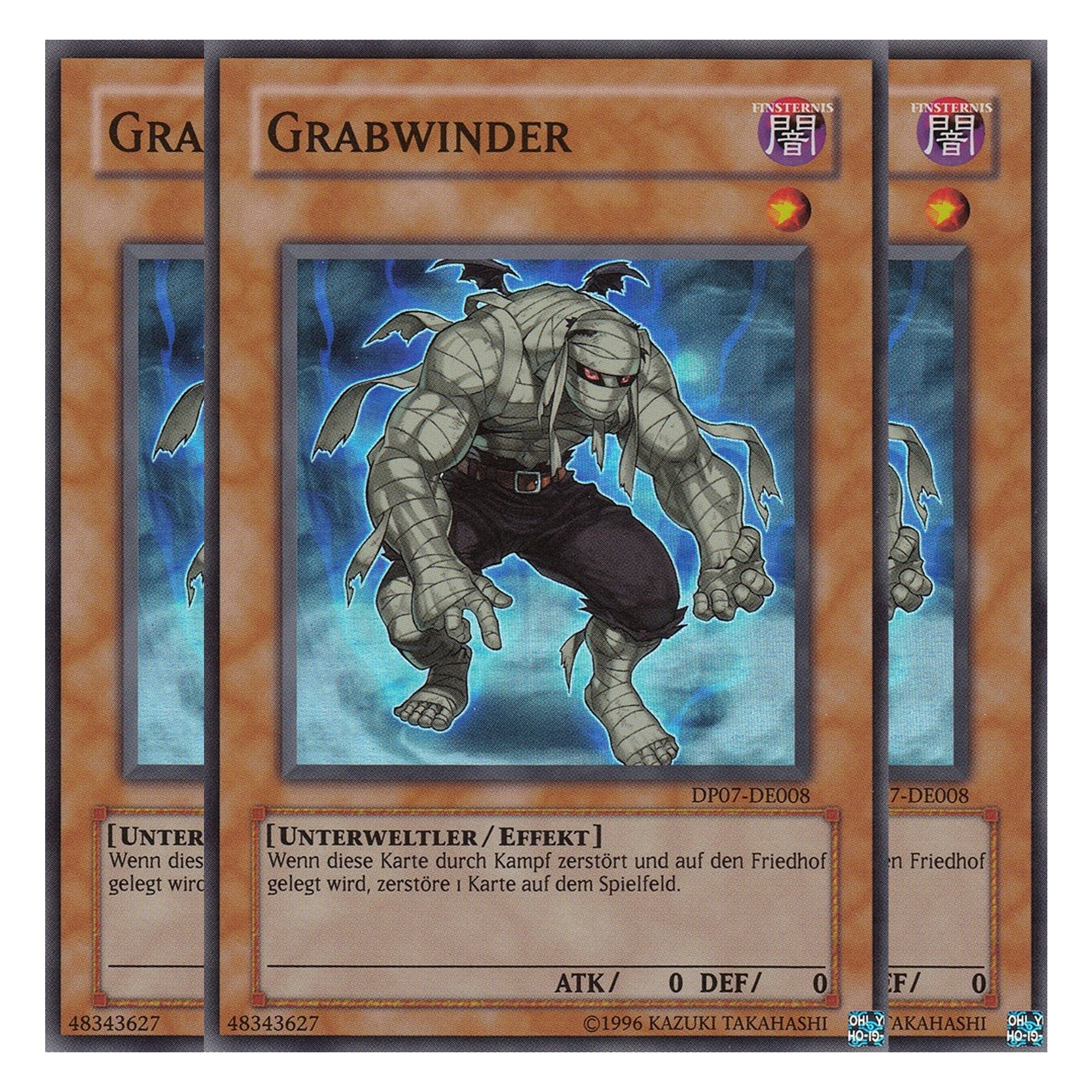 Grabwinder - DP07-DE008 - Super Rare - Deutsch - Unlimitiert - Duelist Pack: Jesse Anderson - Playset (3 Kopien)