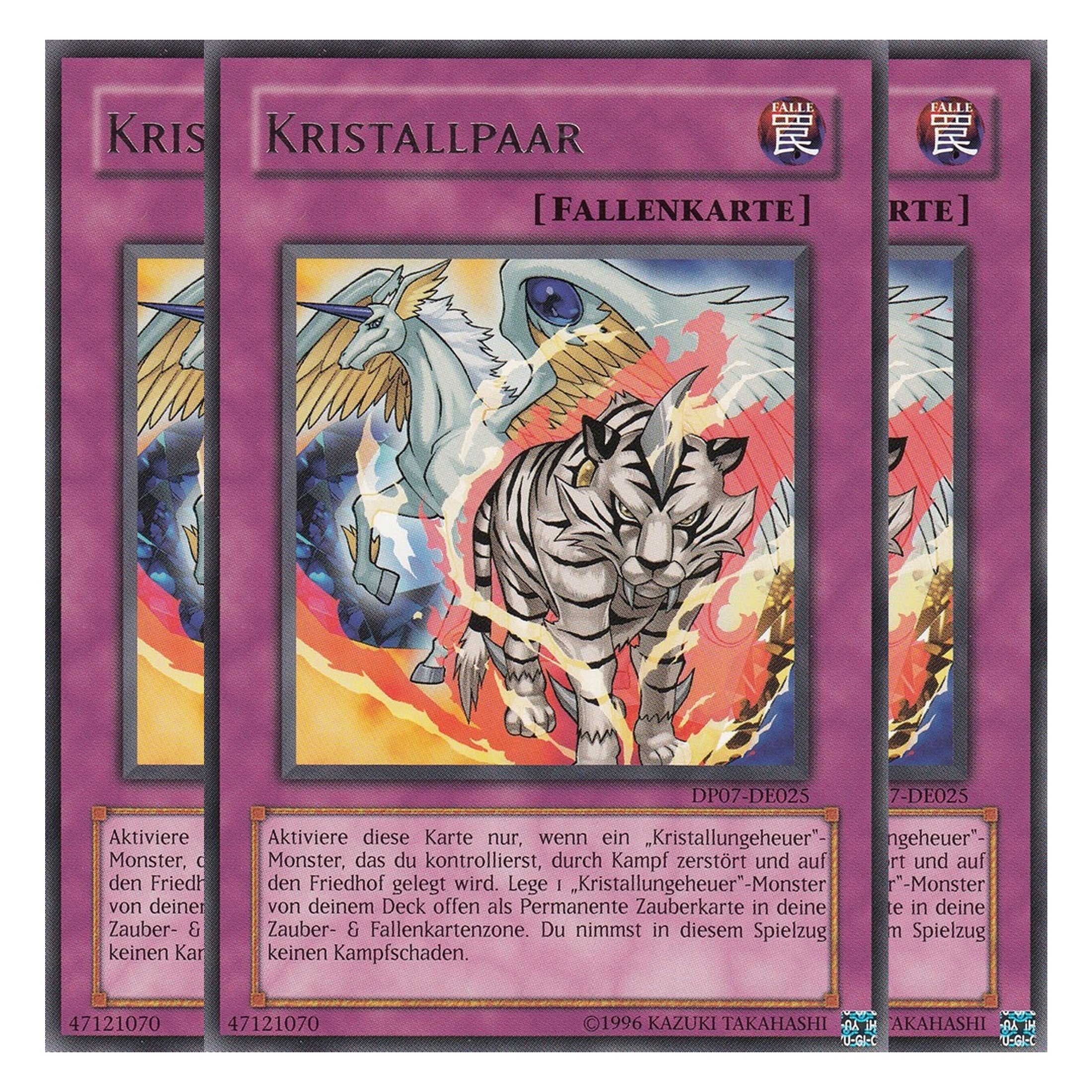 Kristallpaar - DP07-DE025 - Rare - Deutsch - Unlimitiert - Duelist Pack: Jesse Anderson - Playset (3 Kopien)