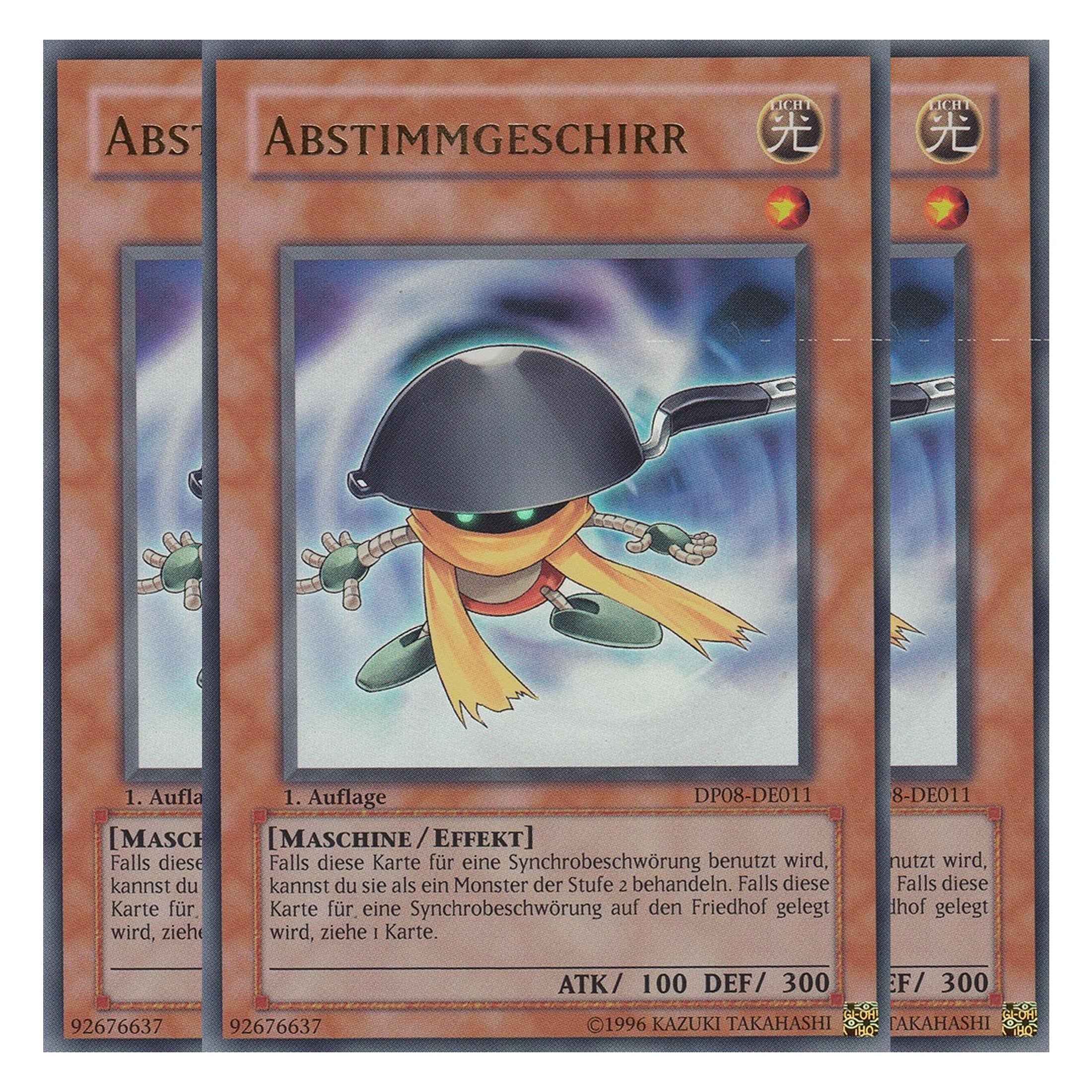 Abstimmgeschirr - DP08-DE011 - Ultra Rare - Deutsch - Unlimitiert - Duelist Pack: Yusei Fudo - Playset (3 Kopien)