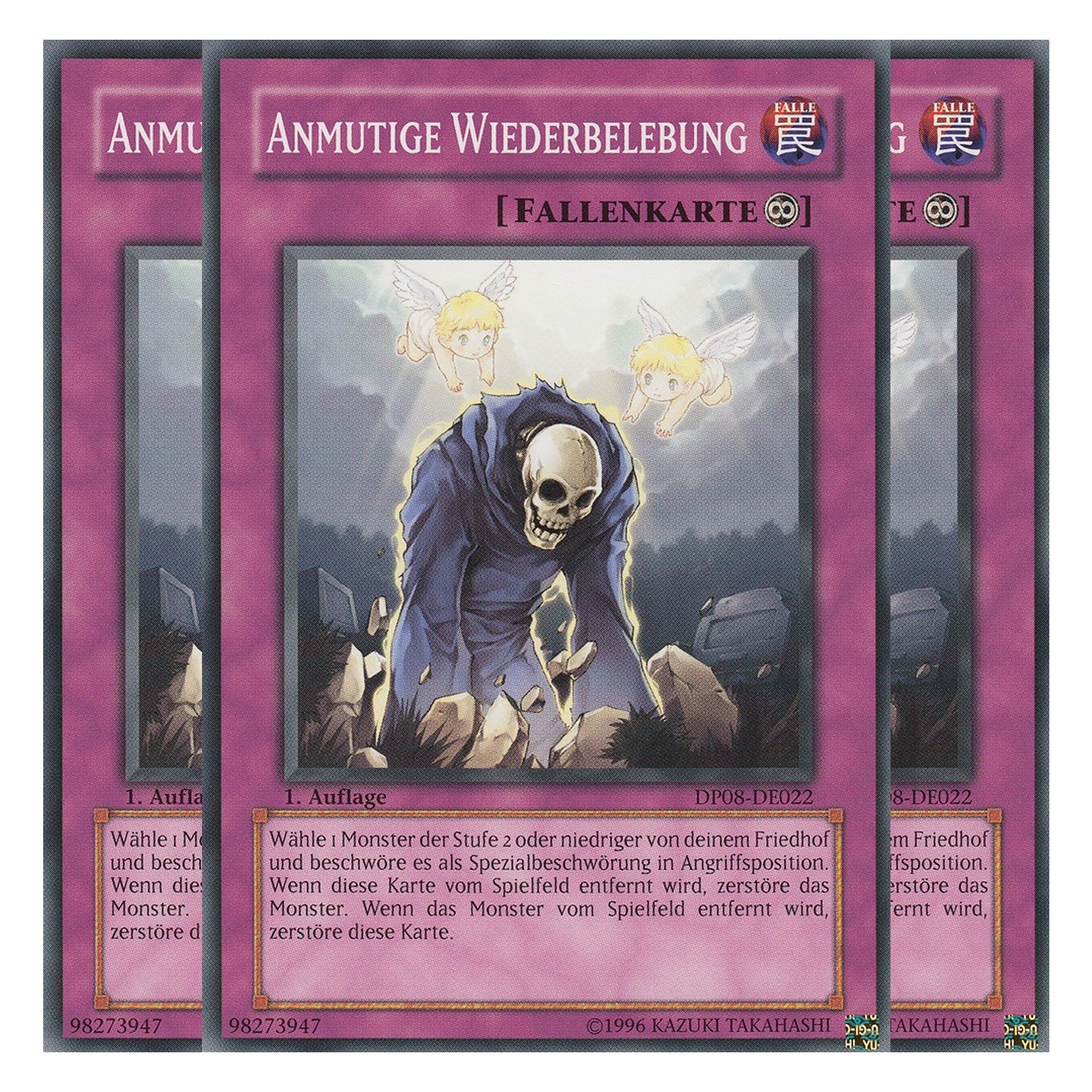 Anmutige Wiederbelebung - DP08-DE022 - Common - Deutsch - Unlimitiert - Duelist Pack: Yusei Fudo - Playset (3 Kopien)