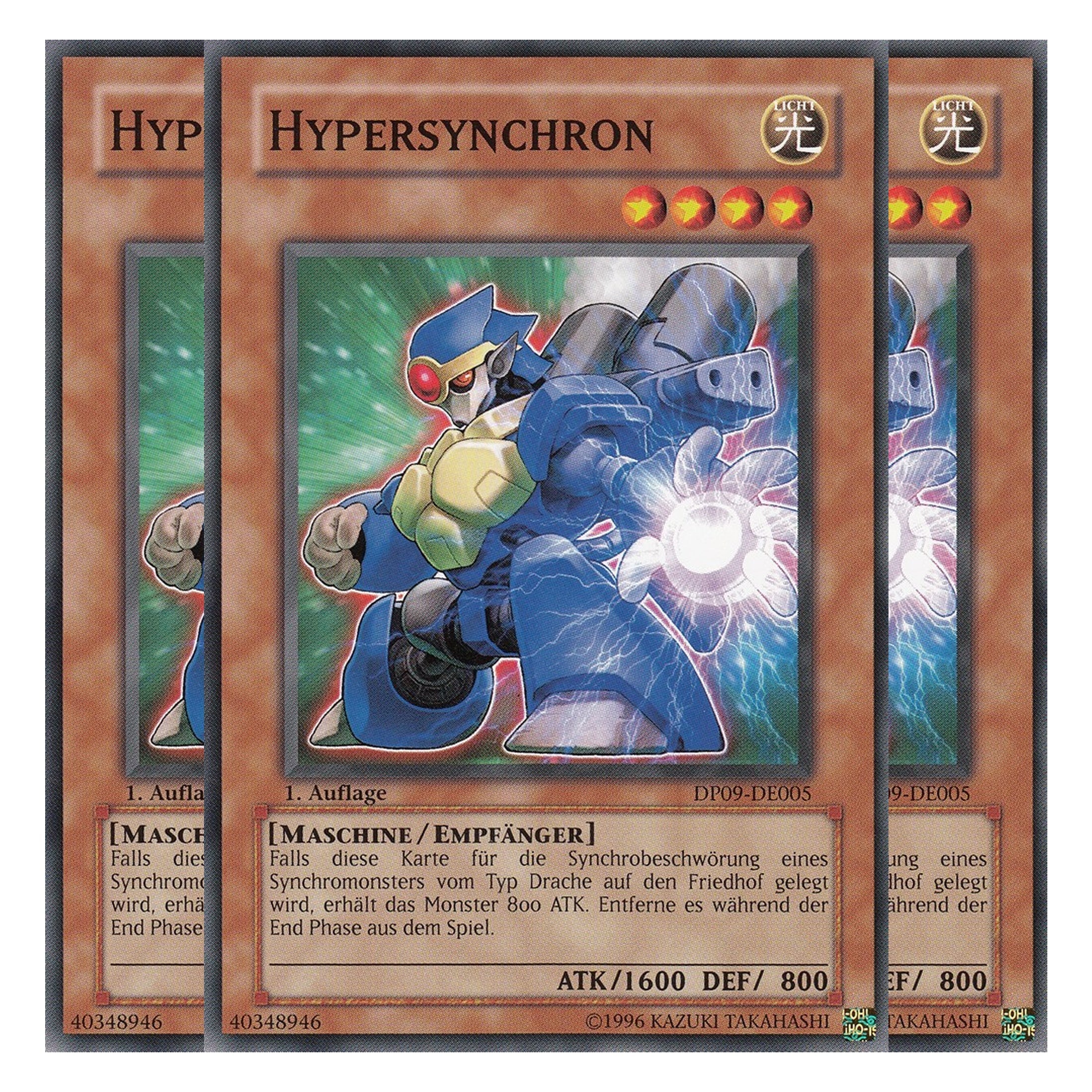 Hypersynchron - DP09-DE005 - Common - Deutsch - Unlimitiert - Duelist Pack: Yusei Fudo 2 - Playset (3 Kopien)