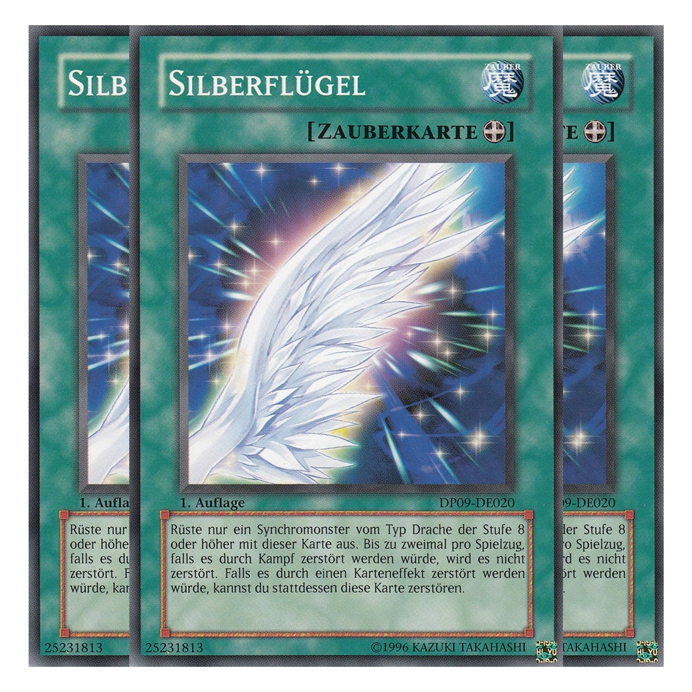Silberflügel - DP09-DE020 - Common - Deutsch - Unlimitiert - Duelist Pack: Yusei Fudo 2 - Playset (3 Kopien)