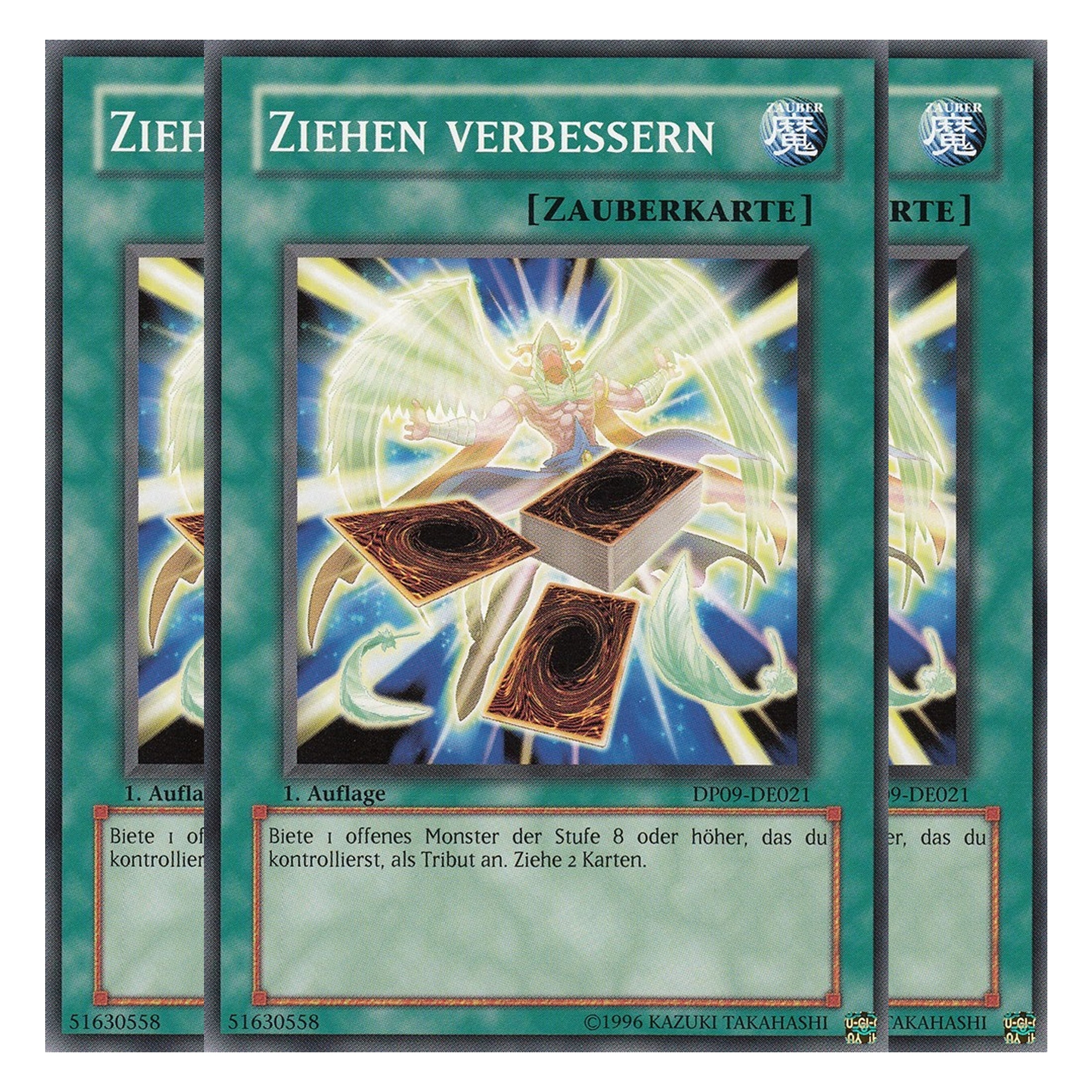 Ziehen verbessern - DP09-DE021 - Common - Deutsch - Unlimitiert - Duelist Pack: Yusei Fudo 2 - Playset (3 Kopien)