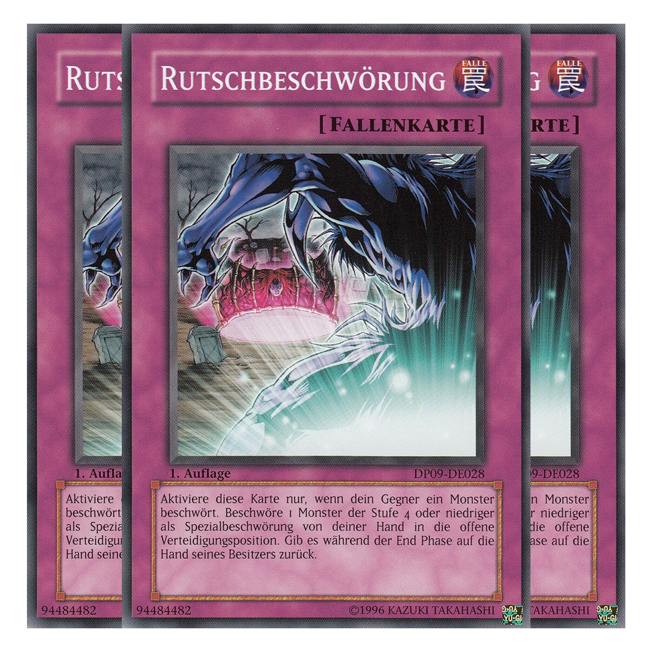 Rutschbeschwörung - DP09-DE028 - Common - Deutsch - Unlimitiert - Duelist Pack: Yusei Fudo 2 - Playset (3 Kopien)