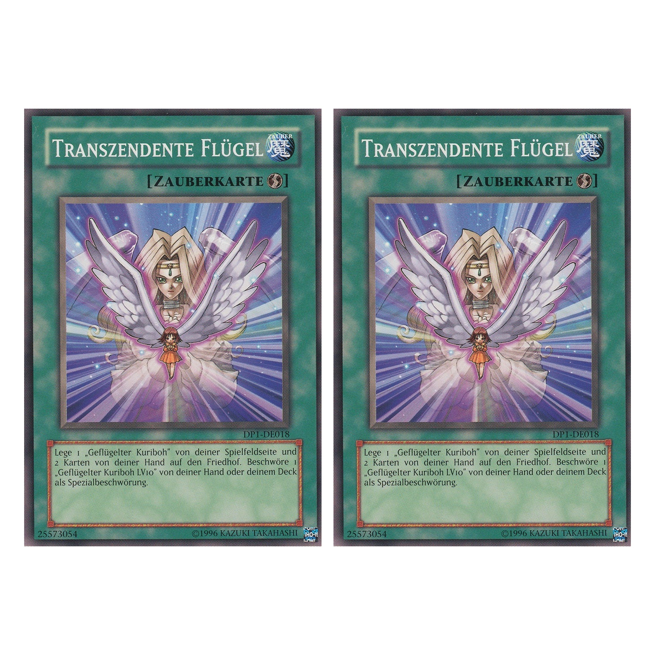 Transzendente Flügel - DP1-DE018 - Common - Deutsch - Unlimitiert - Duelist Pack: Jaden Yuki - Duo Set (2 Stück) - Yugioh
