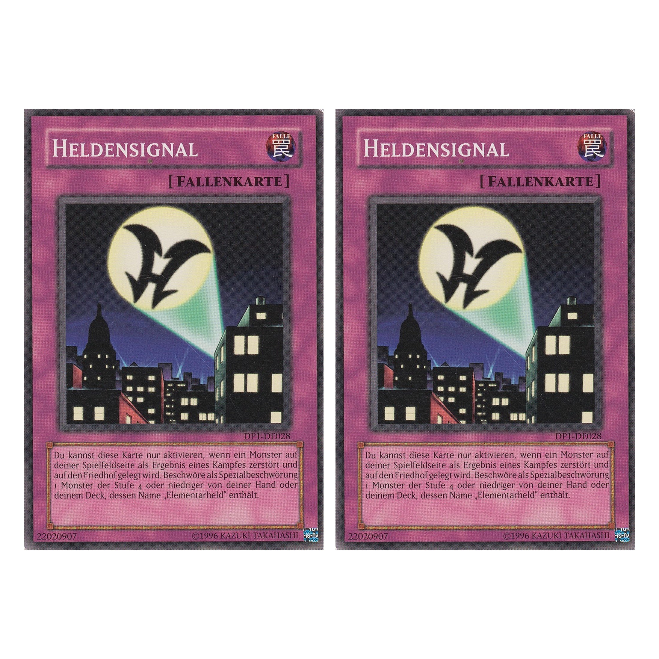 Heldensignal - DP1-DE028 - Common - Deutsch - Unlimitiert - Duelist Pack: Jaden Yuki - Duo Set (2 Stück) - Yugioh