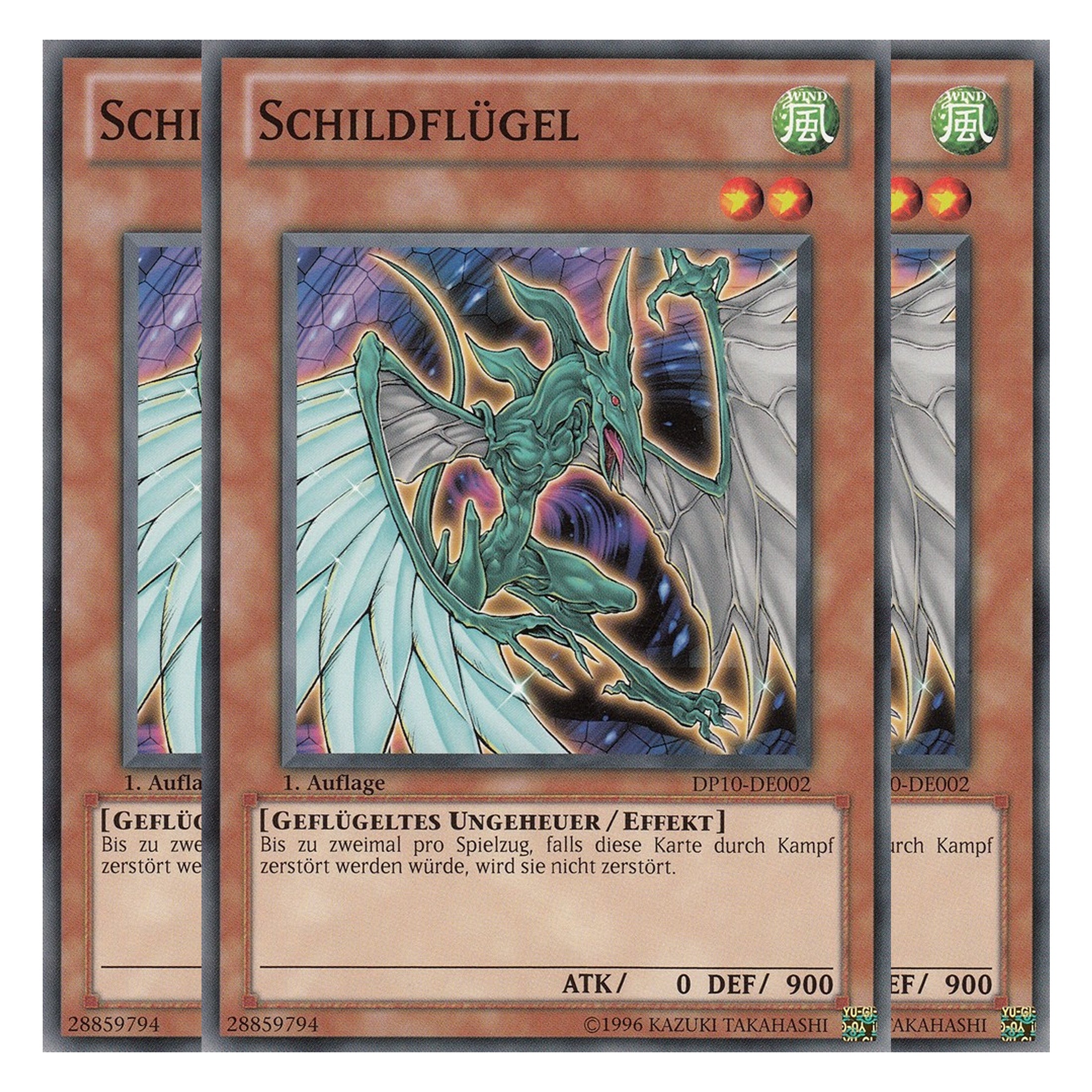 Schildflügel - DP10-DE002 - Common - Deutsch - Unlimitiert - Duelist Pack: Yusei Fudo 3 - Playset (3 Kopien)