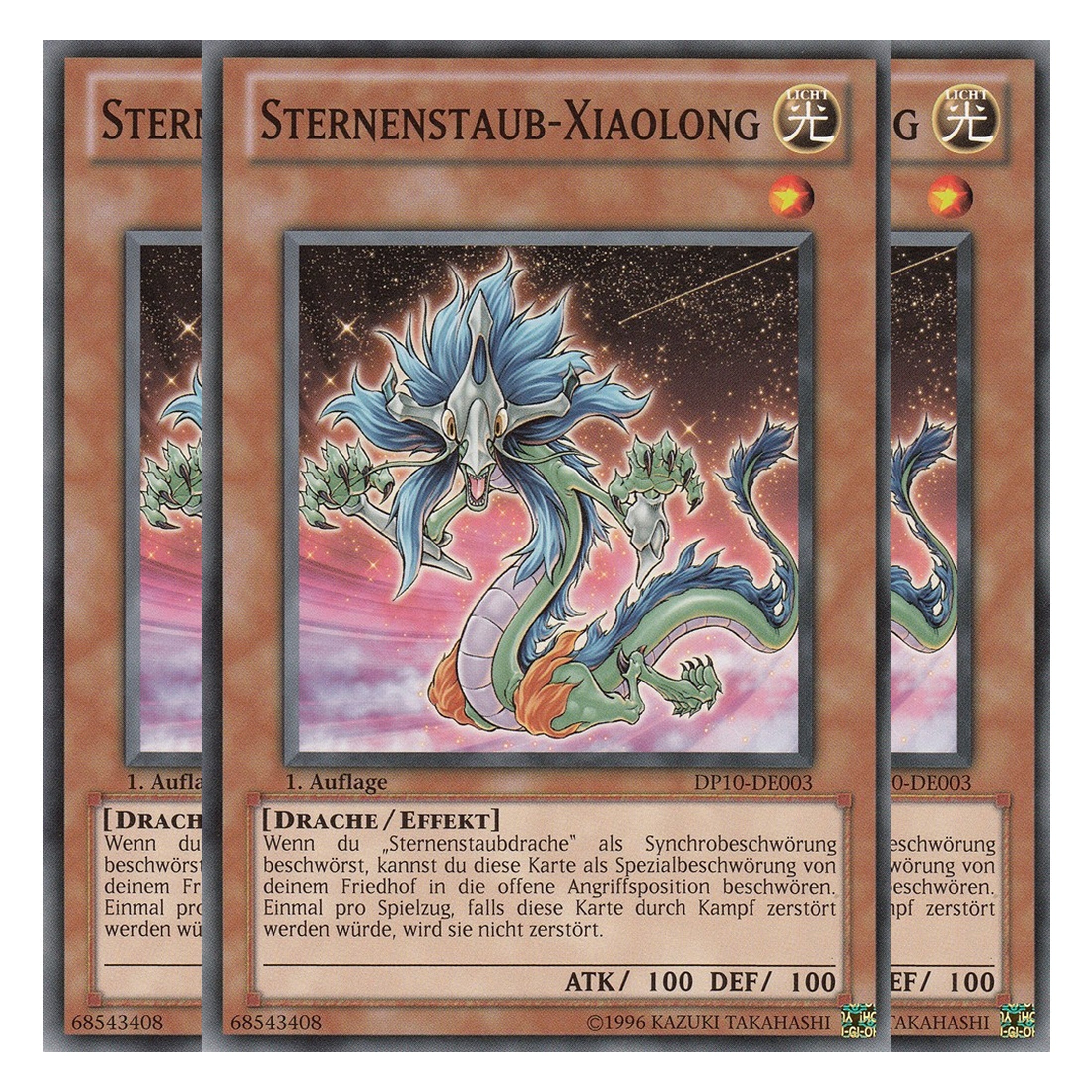 Sternenstaub-Xiaolong - DP10-DE003 - Common - Deutsch - Unlimitiert - Duelist Pack: Yusei Fudo 3 - Playset (3 Kopien)
