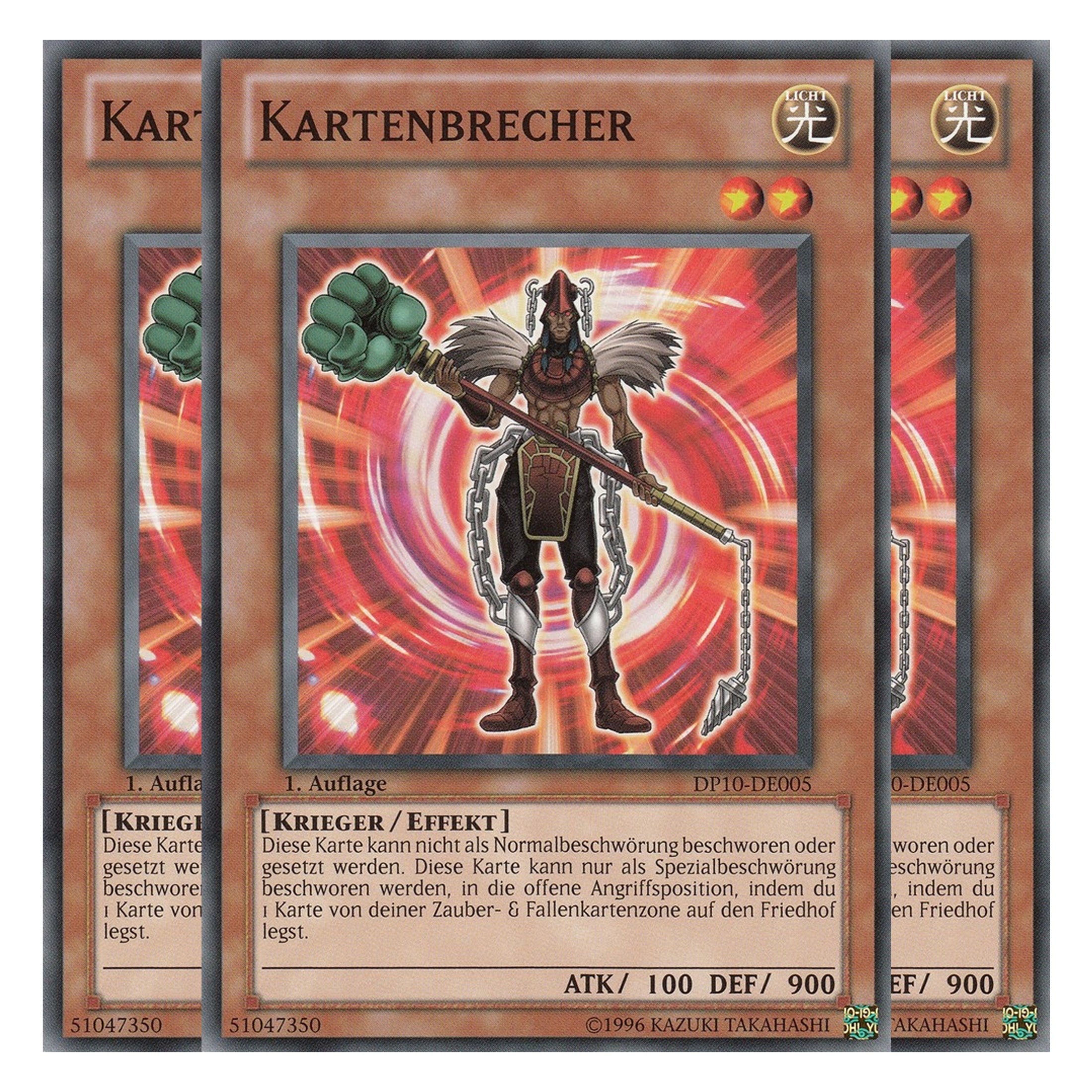 Kartenbrecher - DP10-DE005 - Common - Deutsch - Unlimitiert - Duelist Pack: Yusei Fudo 3 - Playset (3 Kopien)