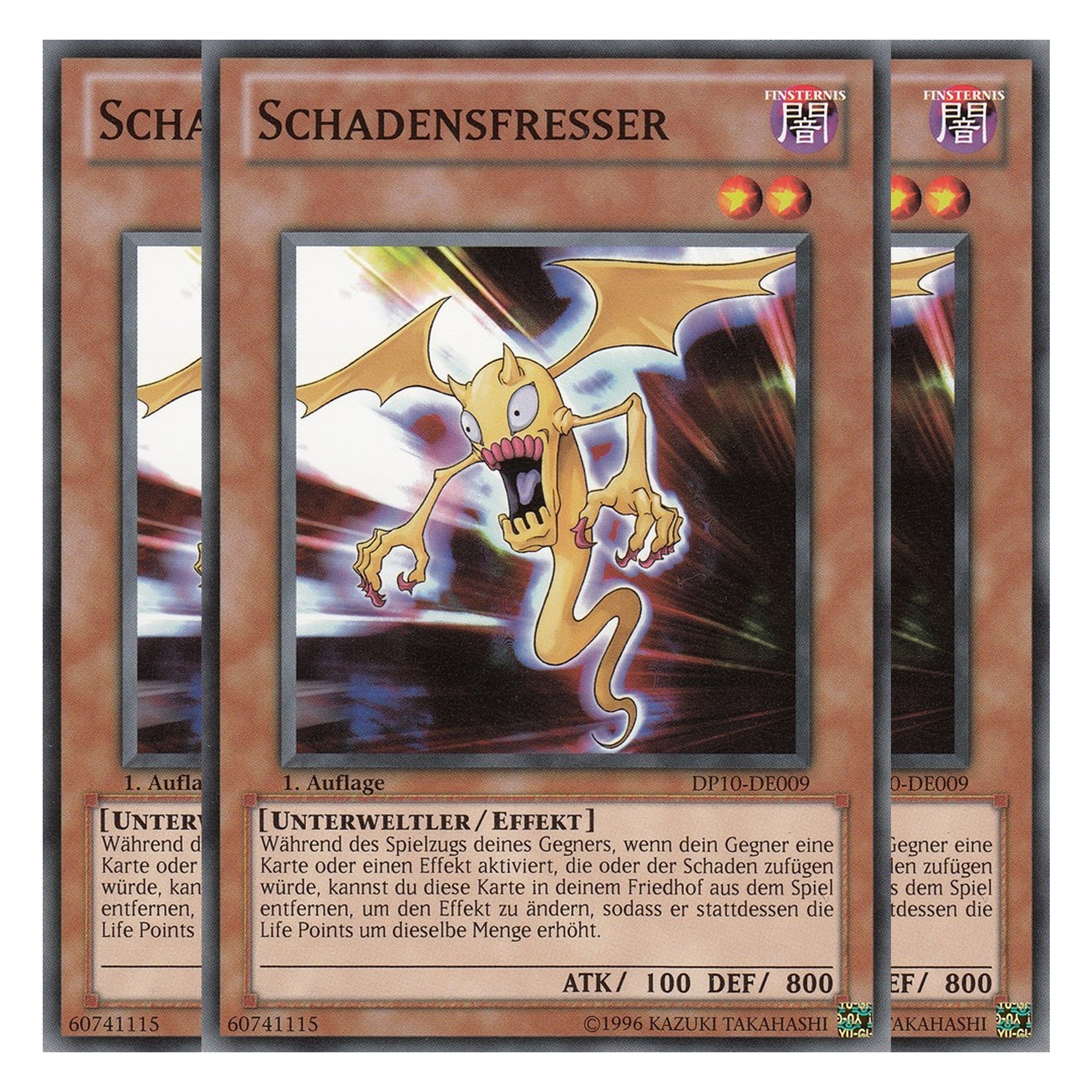 Schadensfresser - DP10-DE009 - Common - Deutsch - Unlimitiert - Duelist Pack: Yusei Fudo 3 - Playset (3 Kopien)