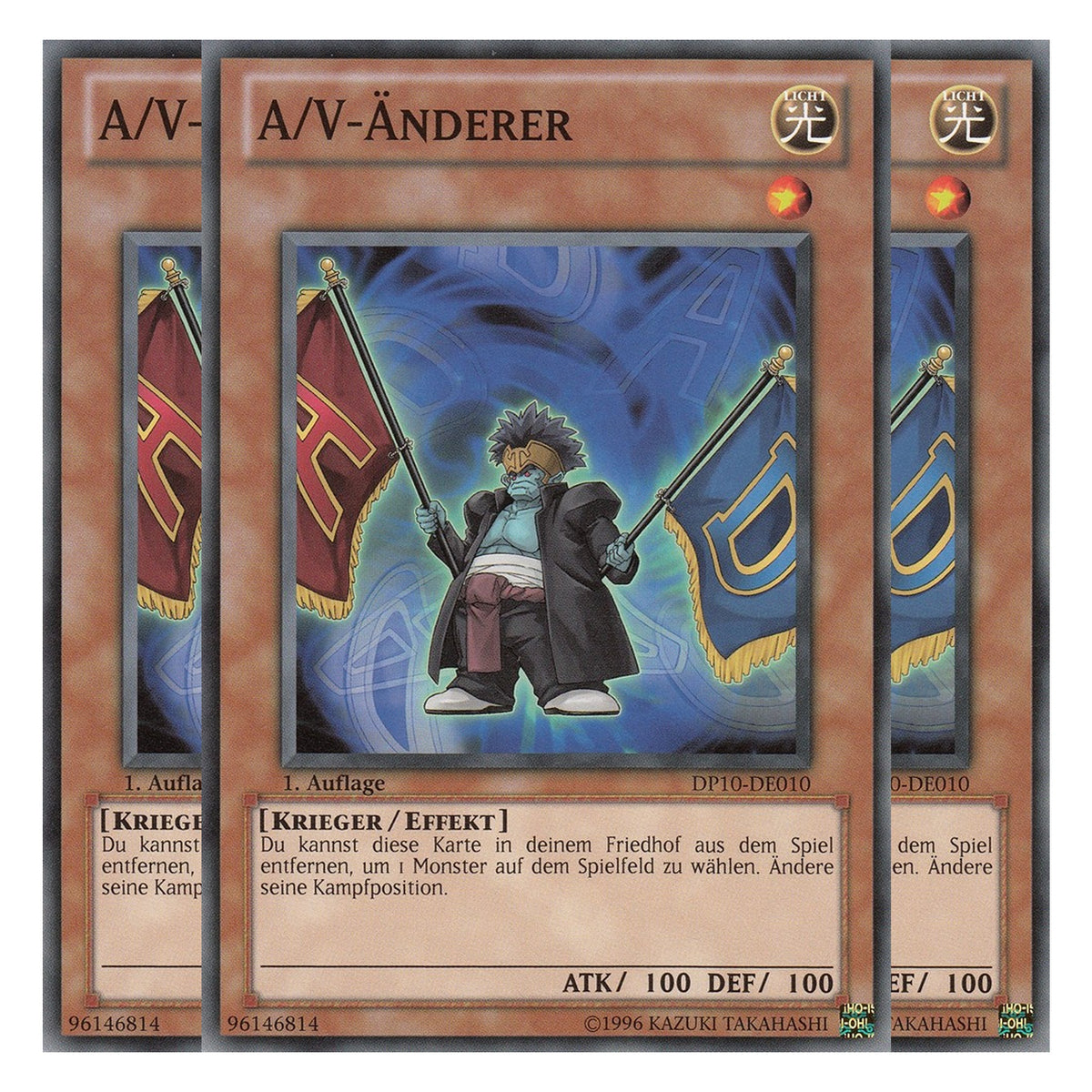 A/V-Änderer - DP10-DE010 - Common - Deutsch - Unlimitiert - Duelist Pack: Yusei Fudo 3 - Playset (3 Kopien)