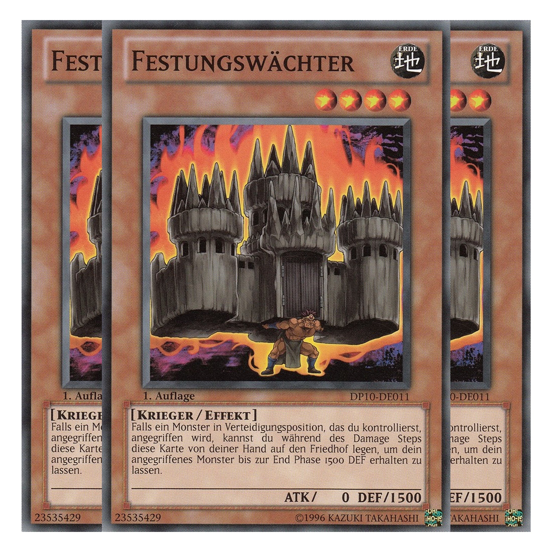 Festungswächter - DP10-DE011 - Common - Deutsch - Unlimitiert - Duelist Pack: Yusei Fudo 3 - Playset (3 Kopien)