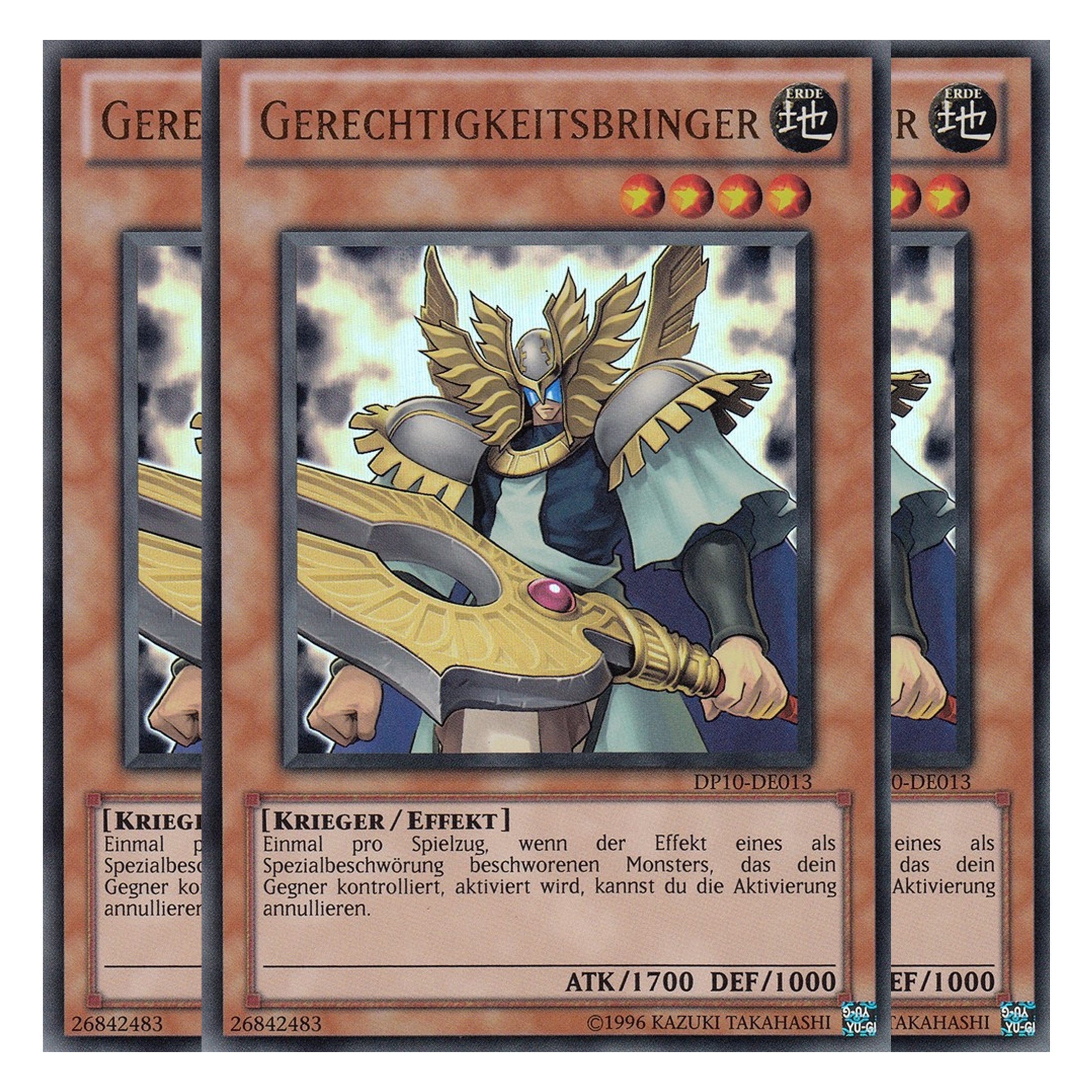 Gerechtigkeitsbringer - DP10-DE013 - Ultra Rare - Deutsch - Unlimitiert - Duelist Pack: Yusei Fudo 3 - Playset (3 Kopien)