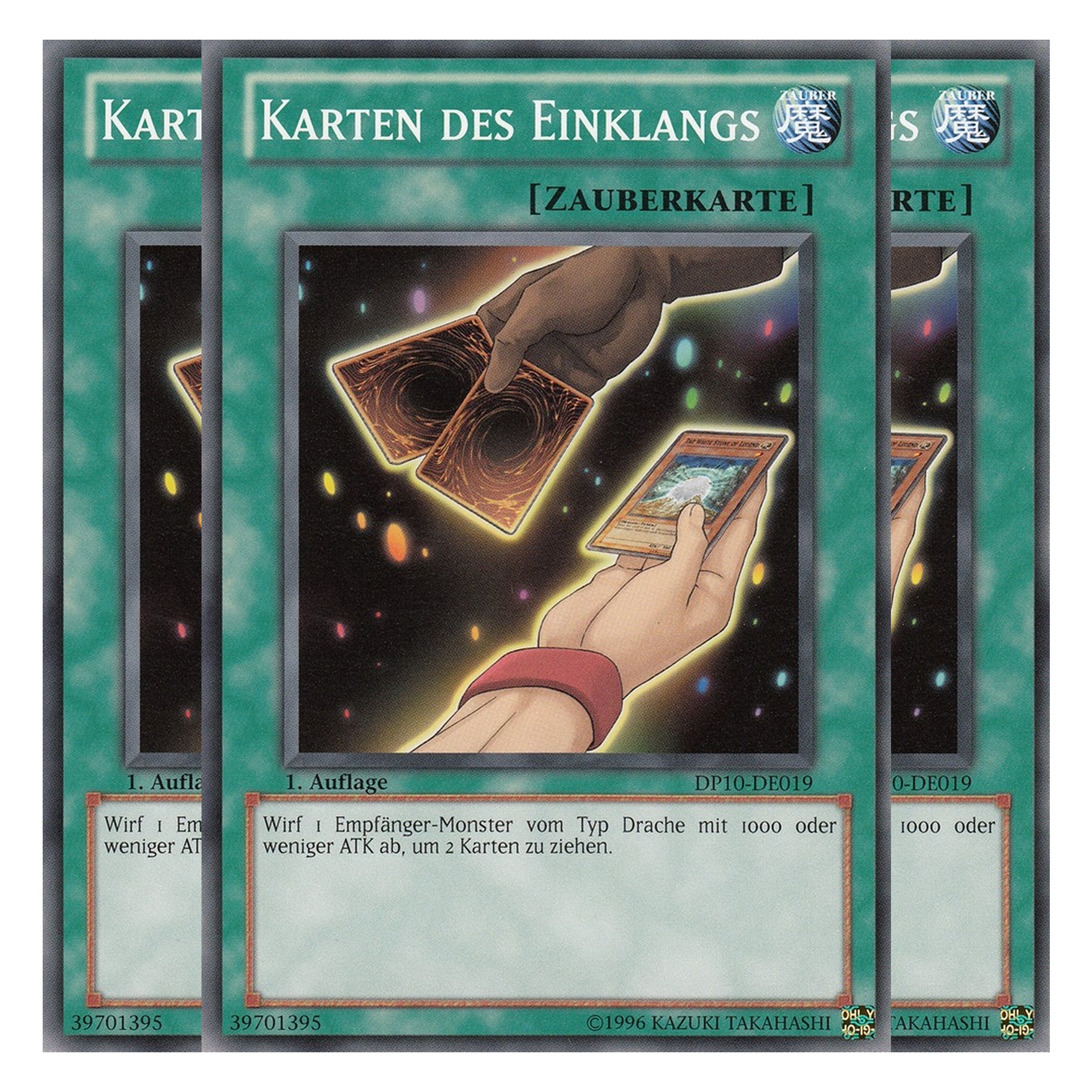 Karten des Einklangs - DP10-DE019 - Common - Deutsch - Unlimitiert - Duelist Pack: Yusei Fudo 3 - Playset (3 Kopien)