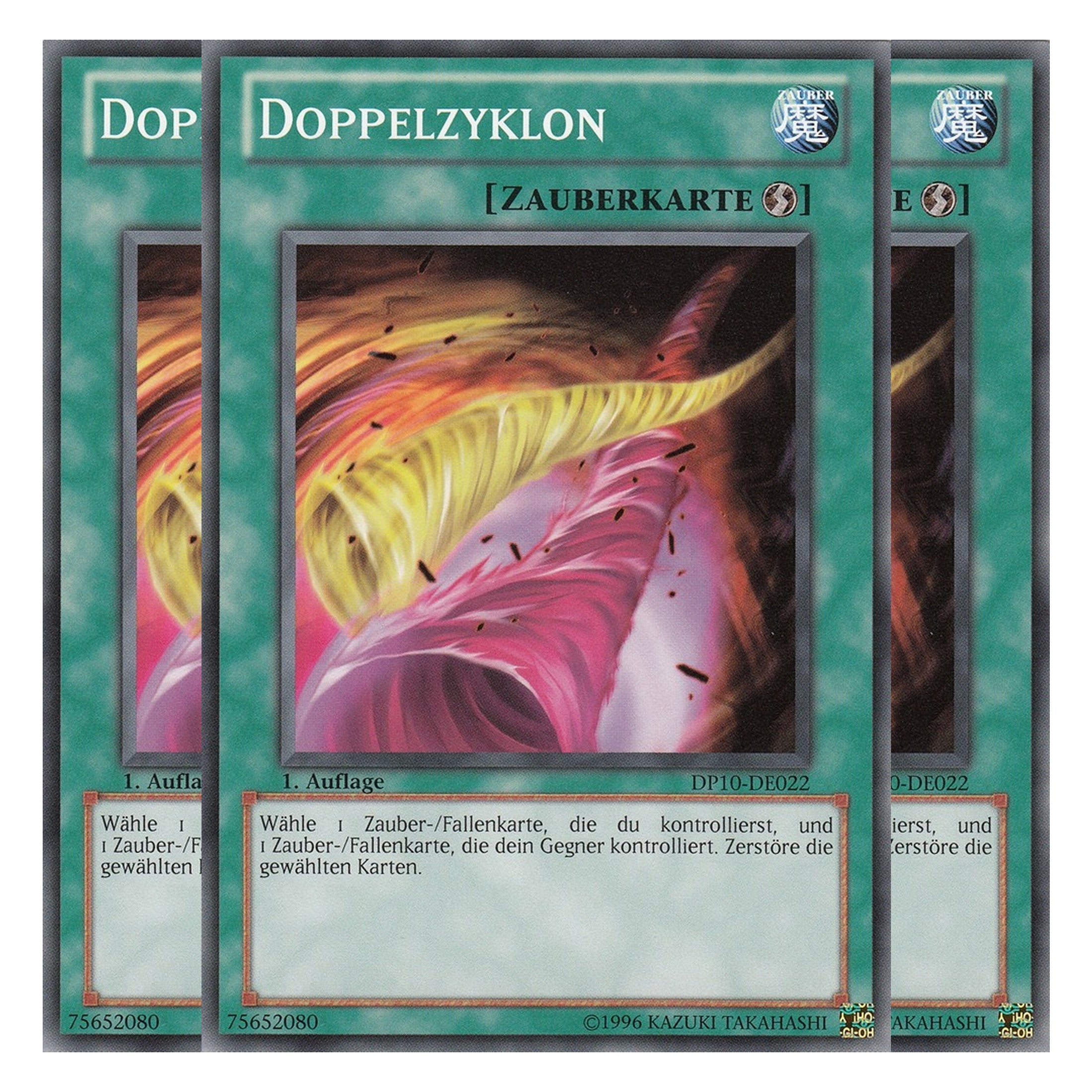 Doppelzyklon - DP10-DE022 - Common - Deutsch - Unlimitiert - Duelist Pack: Yusei Fudo 3 - Playset (3 Kopien)