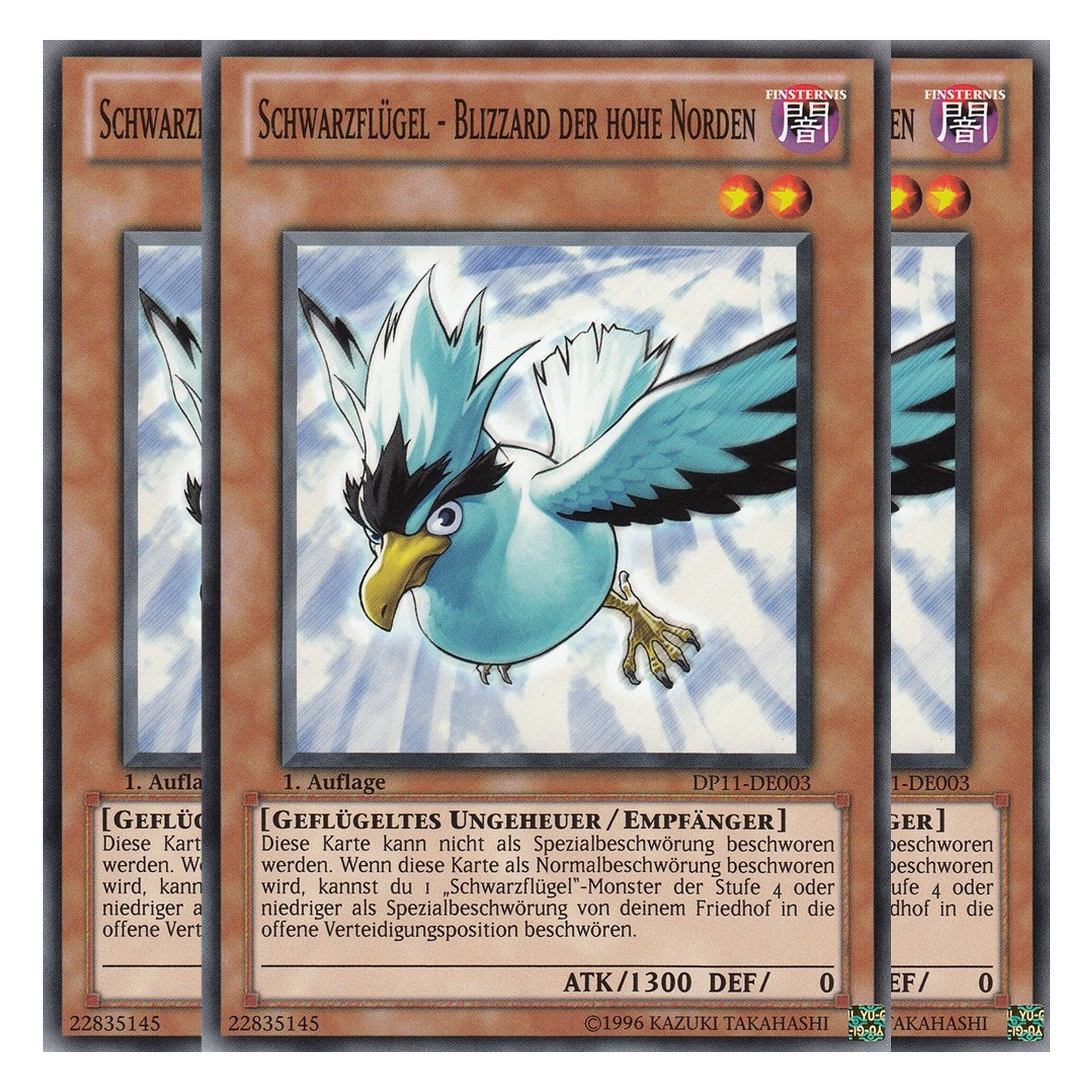 Schwarzflügel - Blizzard der hohe Norden - DP11-DE003 - Common - Deutsch - Unlimitiert - Duelist Pack: Crow - Playset (3 Kopien)