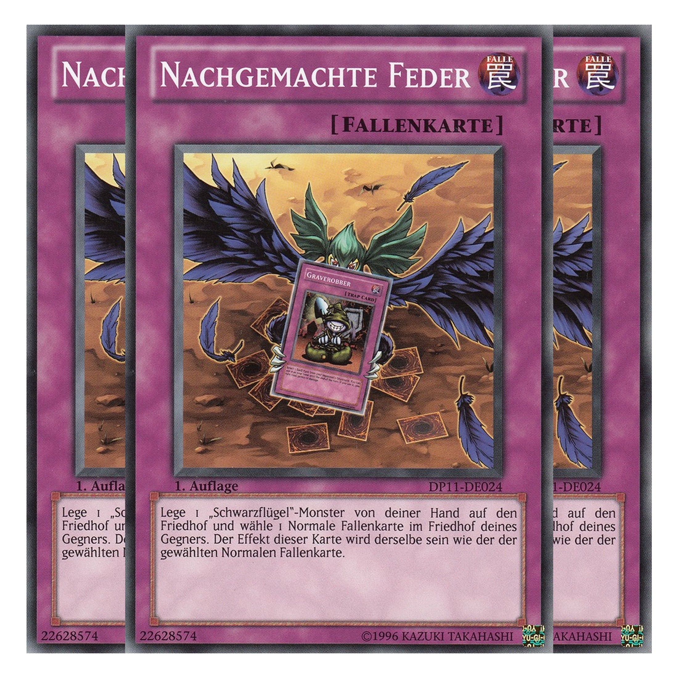 Nachgemachte Feder - DP11-DE024 - Common - Deutsch - Unlimitiert - Duelist Pack: Crow - Playset (3 Kopien)