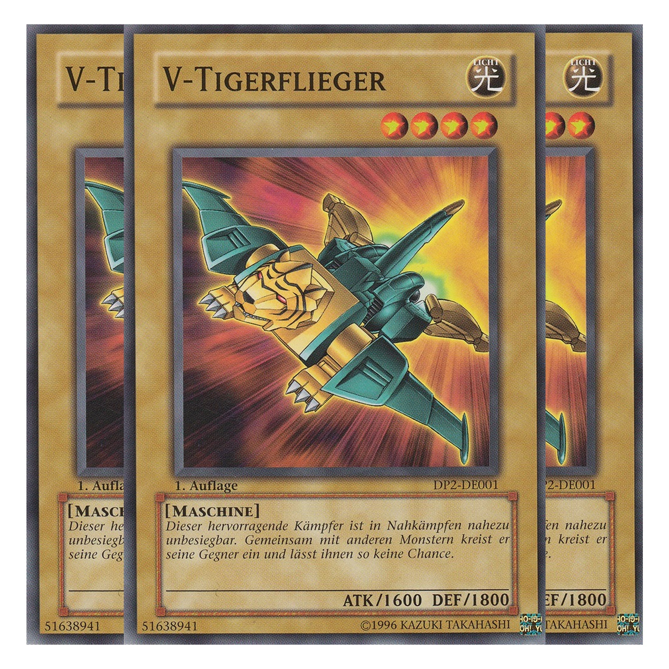 V-Tigerflieger - DP2-DE001 - Common - Deutsch - Unlimitiert - Duelist Pack: Chazz Princeton - Playset (3 Kopien)