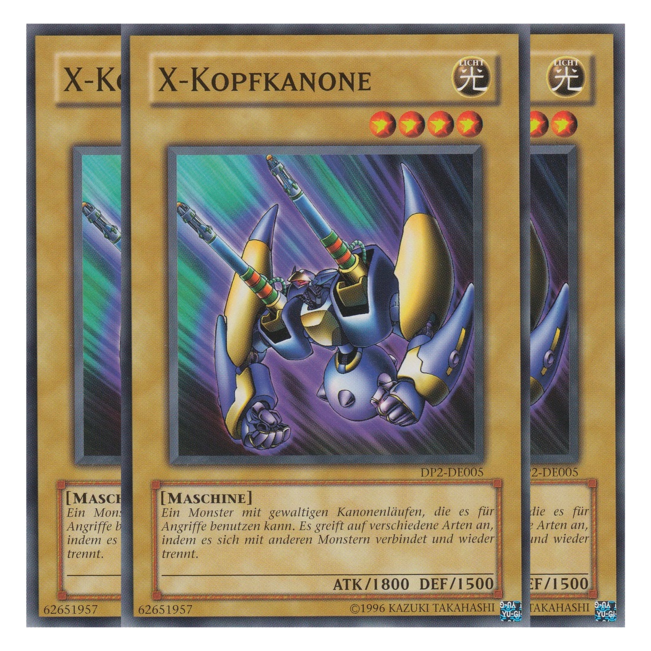 X-Kopfkanone - DP2-DE005 - Common - Deutsch - Unlimitiert - Duelist Pack: Chazz Princeton - Playset (3 Kopien)