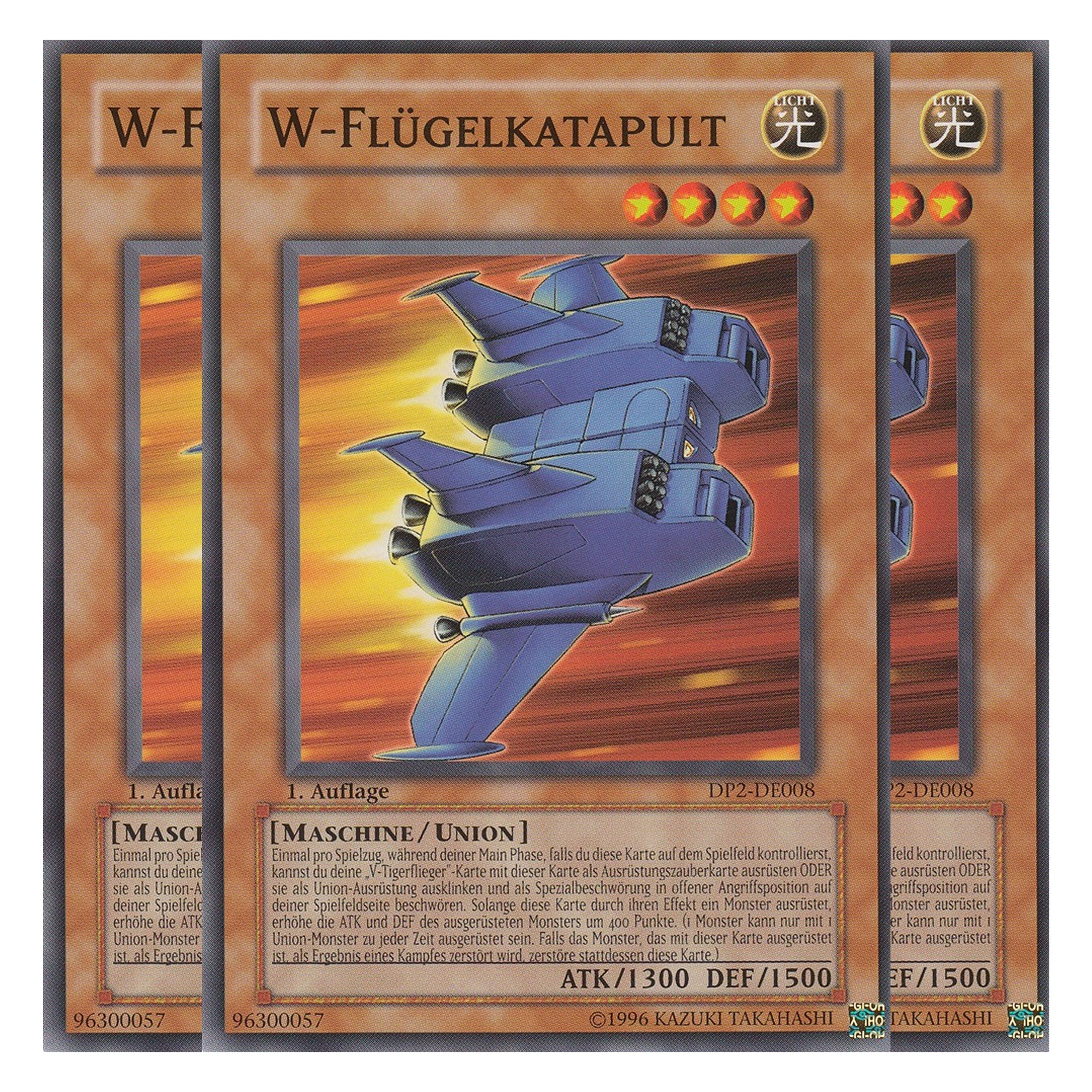 W-Flügelkatapult - DP2-DE008 - Common - Deutsch - Unlimitiert - Duelist Pack: Chazz Princeton - Playset (3 Kopien)