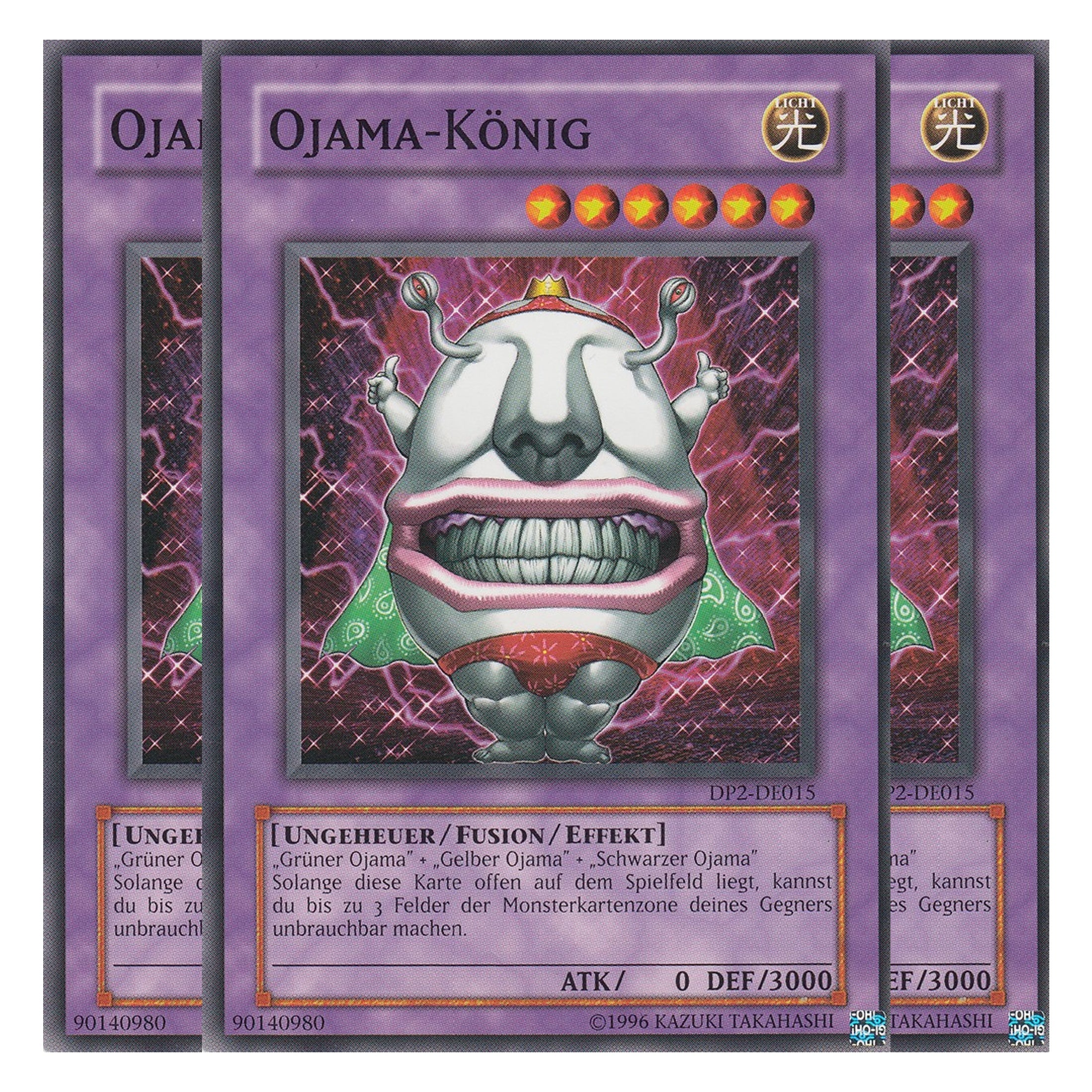 Ojama-König - DP2-DE015 - Common - Deutsch - Unlimitiert - Duelist Pack: Chazz Princeton - Playset (3 Kopien)