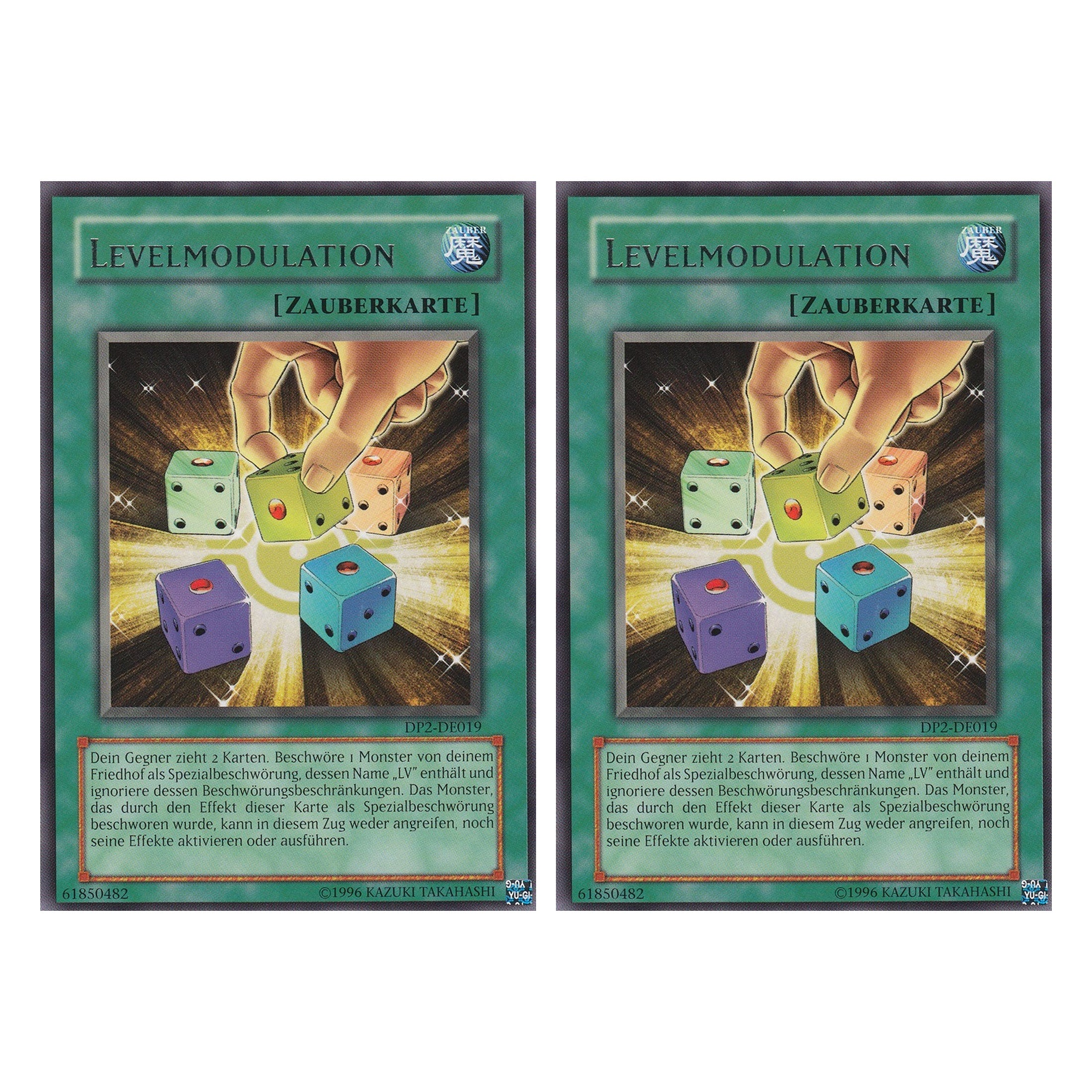 Levelmodulation - DP2-DE019 - Rare - Deutsch - Unlimitiert - Duelist Pack: Chazz Princeton - Duo Set (2 Stück) - Yugioh