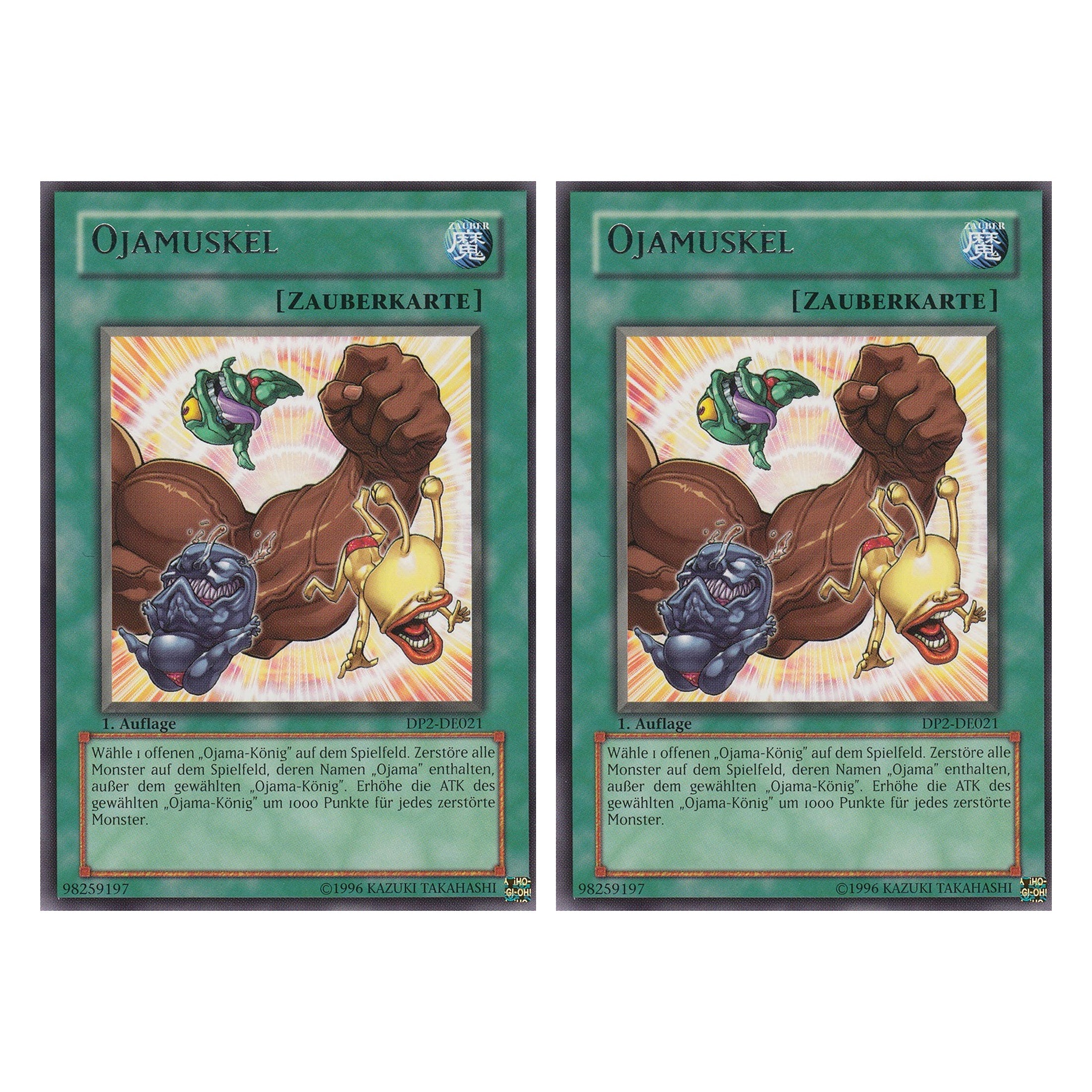 Ojamuskel - DP2-DE021 - Rare - Deutsch - Unlimitiert - Duelist Pack: Chazz Princeton - Duo Set (2 Stück) - Yugioh