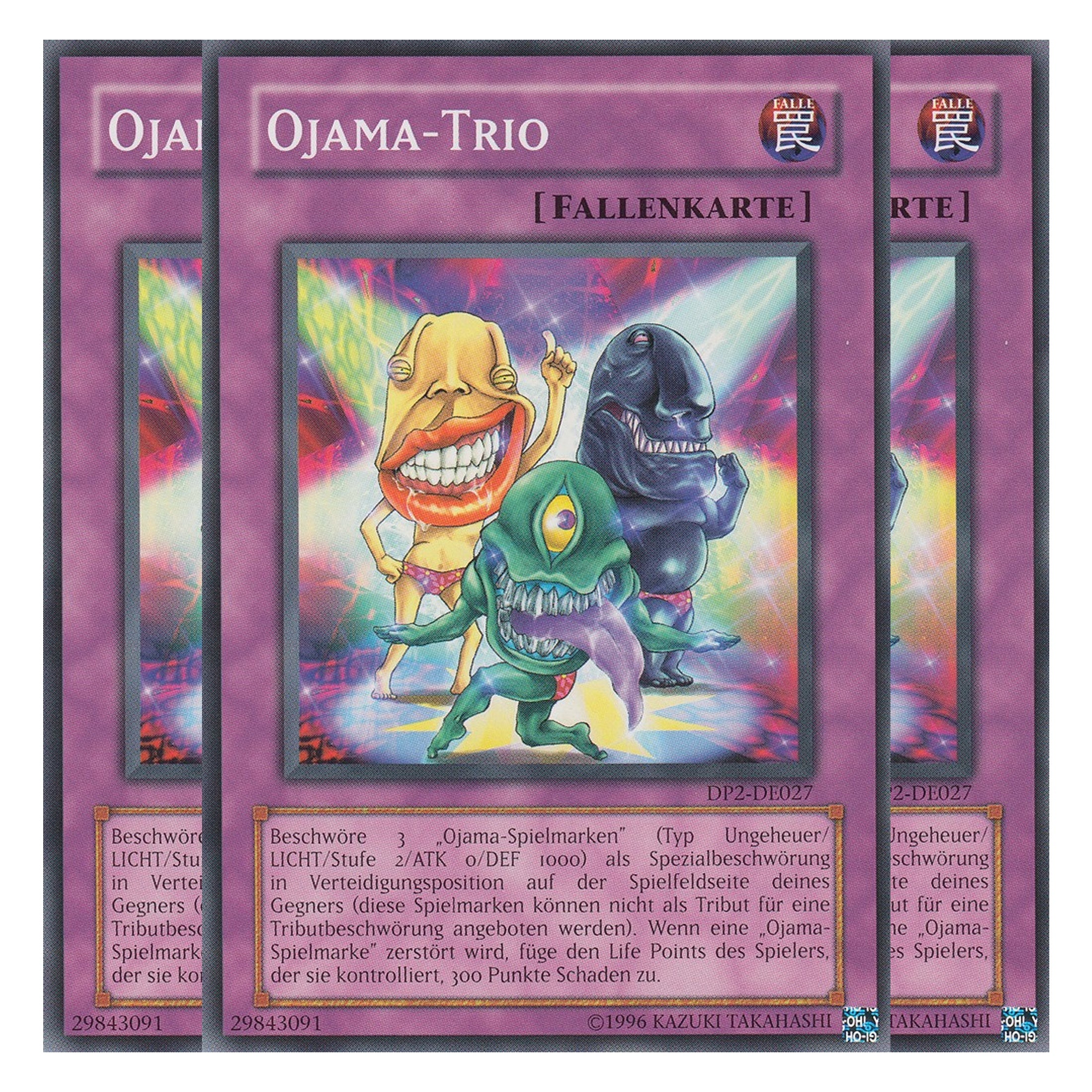 Ojama-Trio - DP2-DE027 - Common - Deutsch - Unlimitiert - Duelist Pack: Chazz Princeton - Playset (3 Kopien)