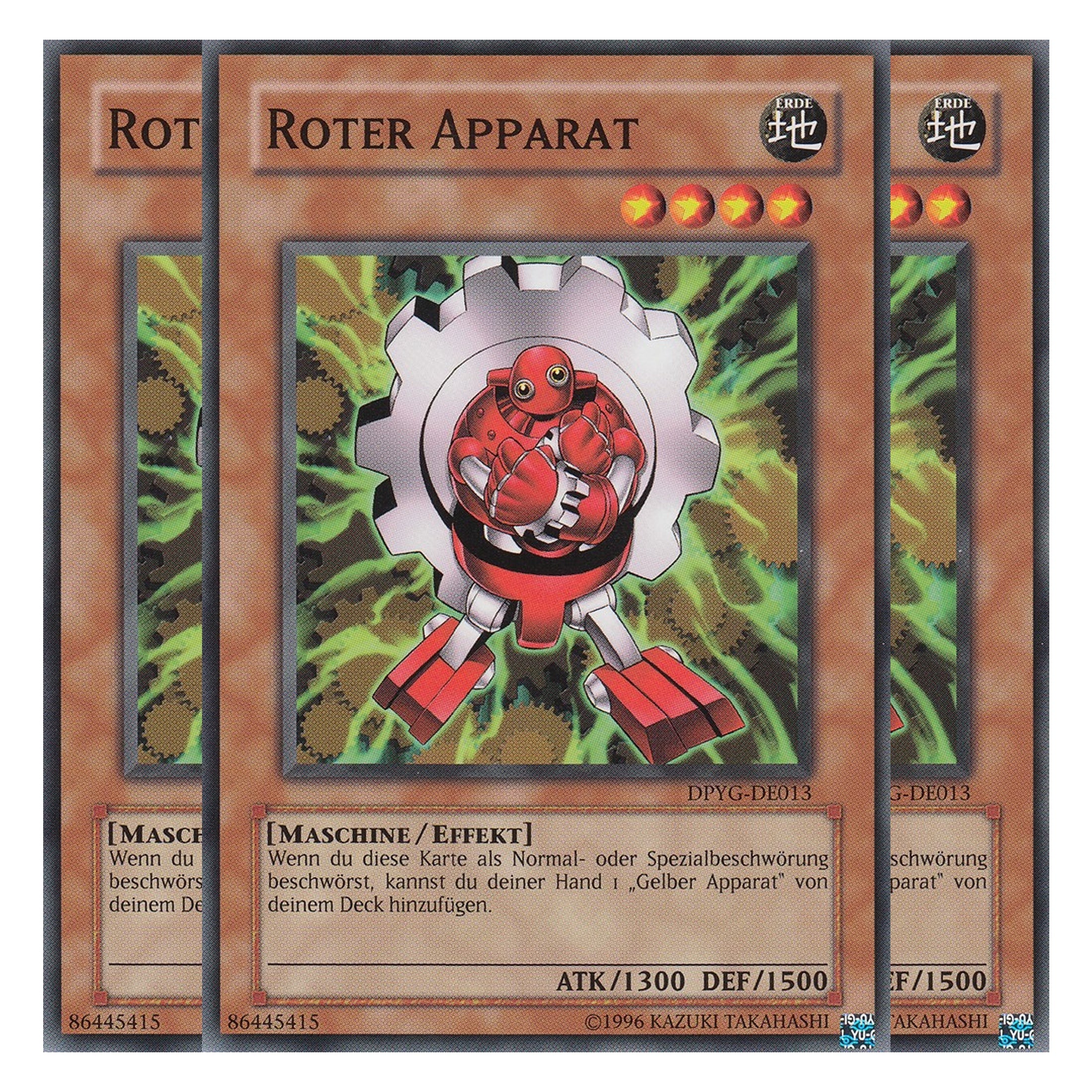 Roter Apparat - DPYG-DE013 - Common - Deutsch - 1. Auflage - Duelist Pack: Yugi - Playset (3 Kopien)