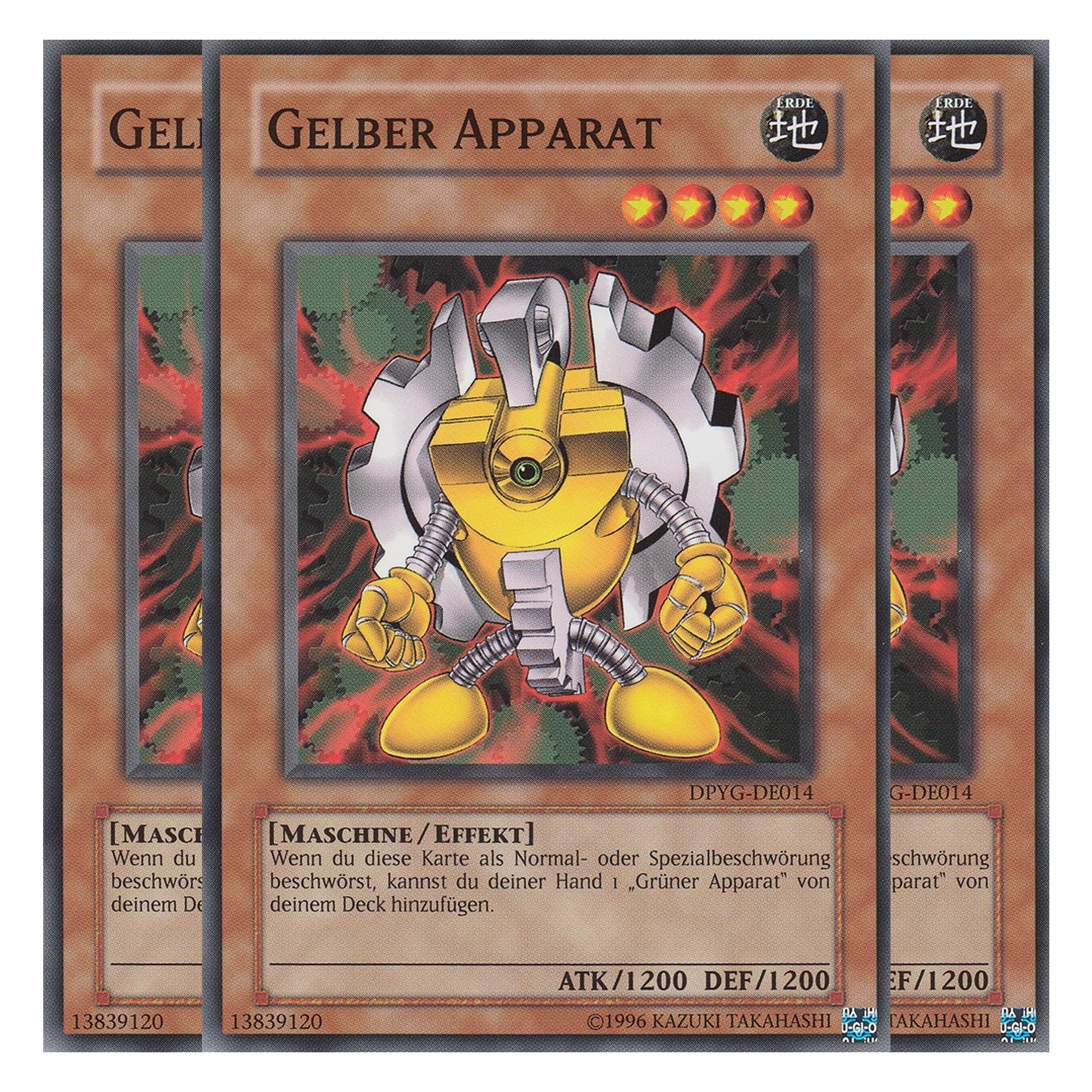 Gelber Apparat - DPYG-DE014 - Common - Deutsch - 1. Auflage - Duelist Pack: Yugi - Playset (3 Kopien)