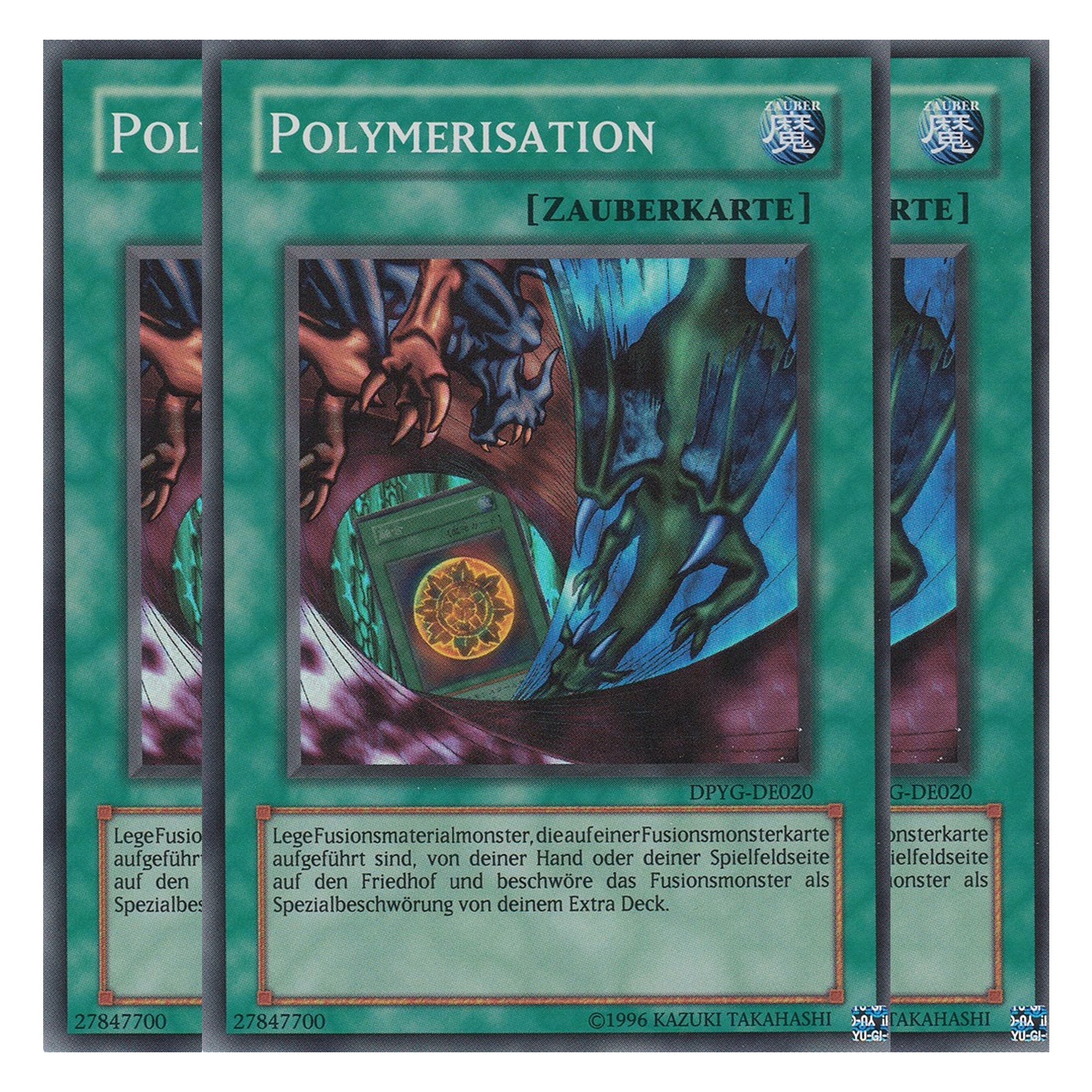 Polymerisation - DPYG-DE020 - Super Rare - Deutsch - 1. Auflage - Duelist Pack: Yugi - Playset (3 Kopien)
