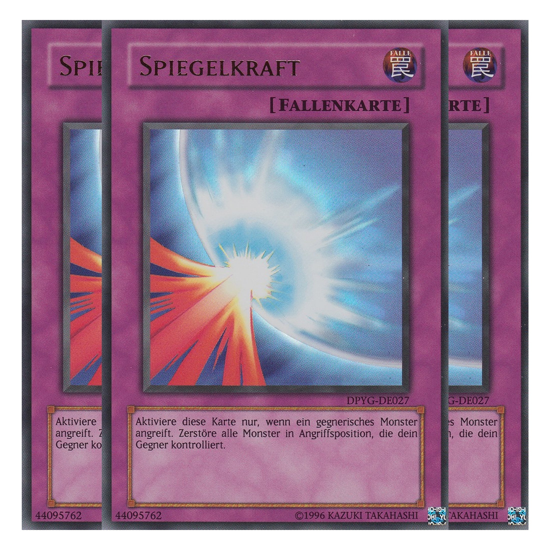 Spiegelkraft - DPYG-DE027 - Ultra Rare - Deutsch - 1. Auflage - Duelist Pack: Yugi - Playset (3 Kopien)