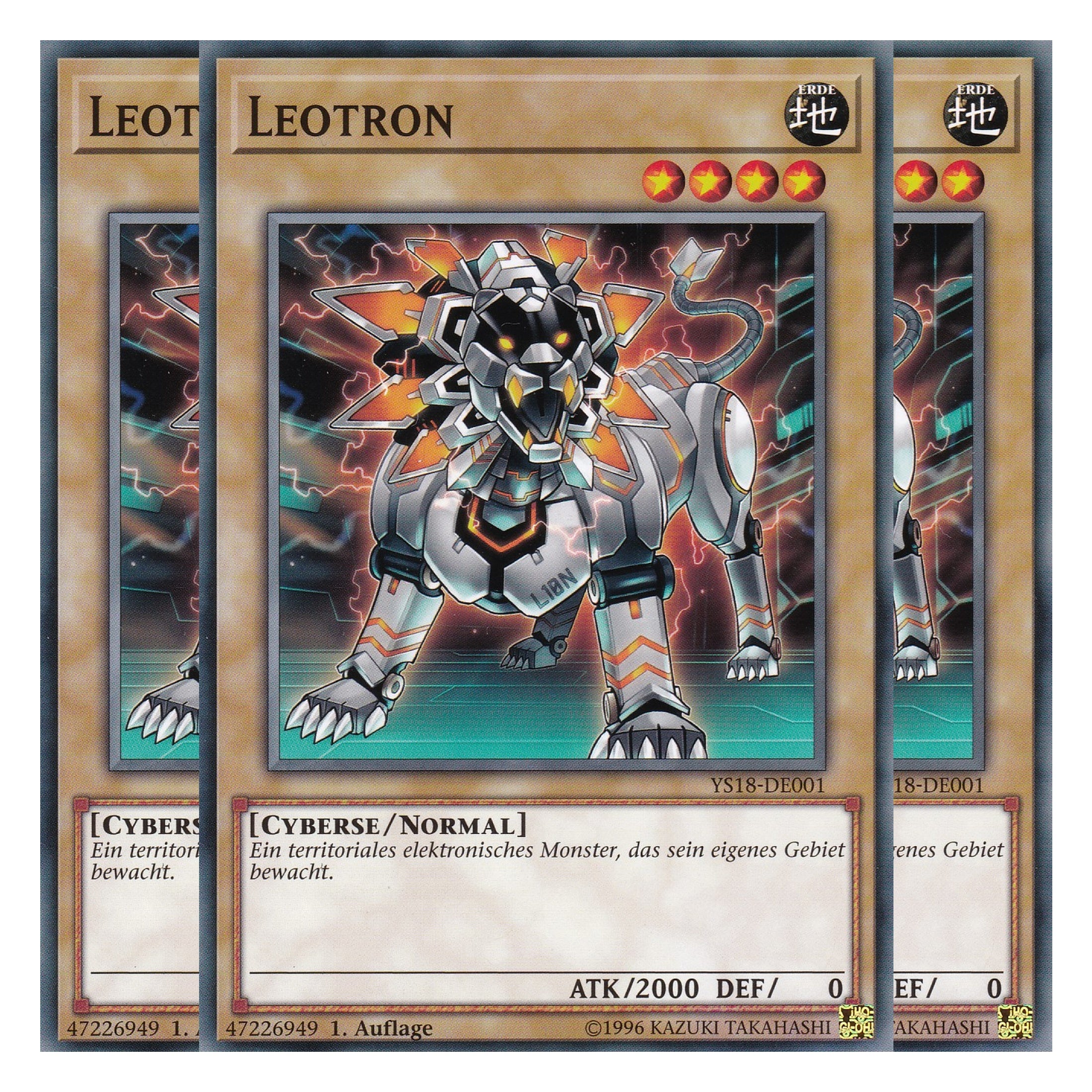 Leotron - YS18-DE001 - Common - Deutsch - 1. Auflage - Starter Deck: Codebreaker - Playset (3 Kopien)