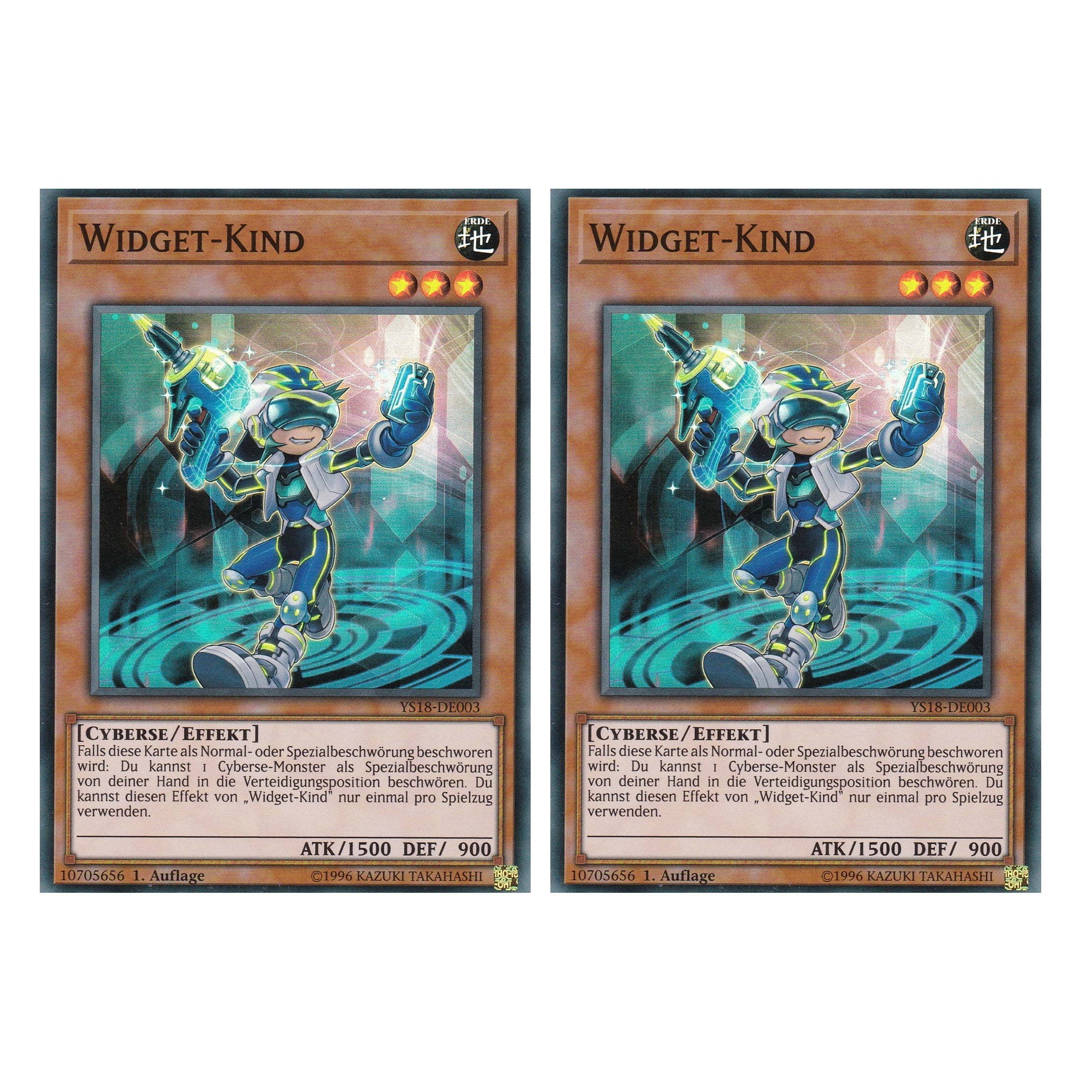 Widget-Kind - YS18-DE003 - Super Rare - Deutsch - 1. Auflage - Starter Deck: Codebreaker - Duo Set (2 Stück) - Yugioh