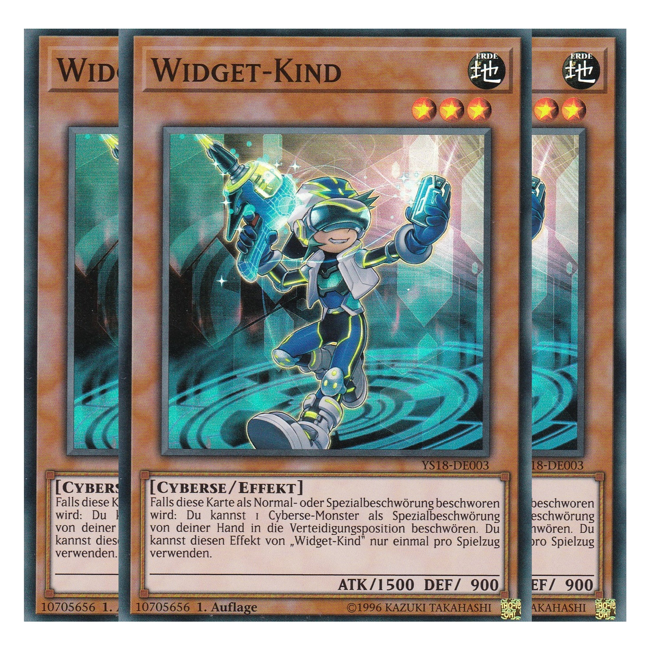 Widget-Kind - YS18-DE003 - Super Rare - Deutsch - 1. Auflage - Starter Deck: Codebreaker - Playset (3 Kopien)