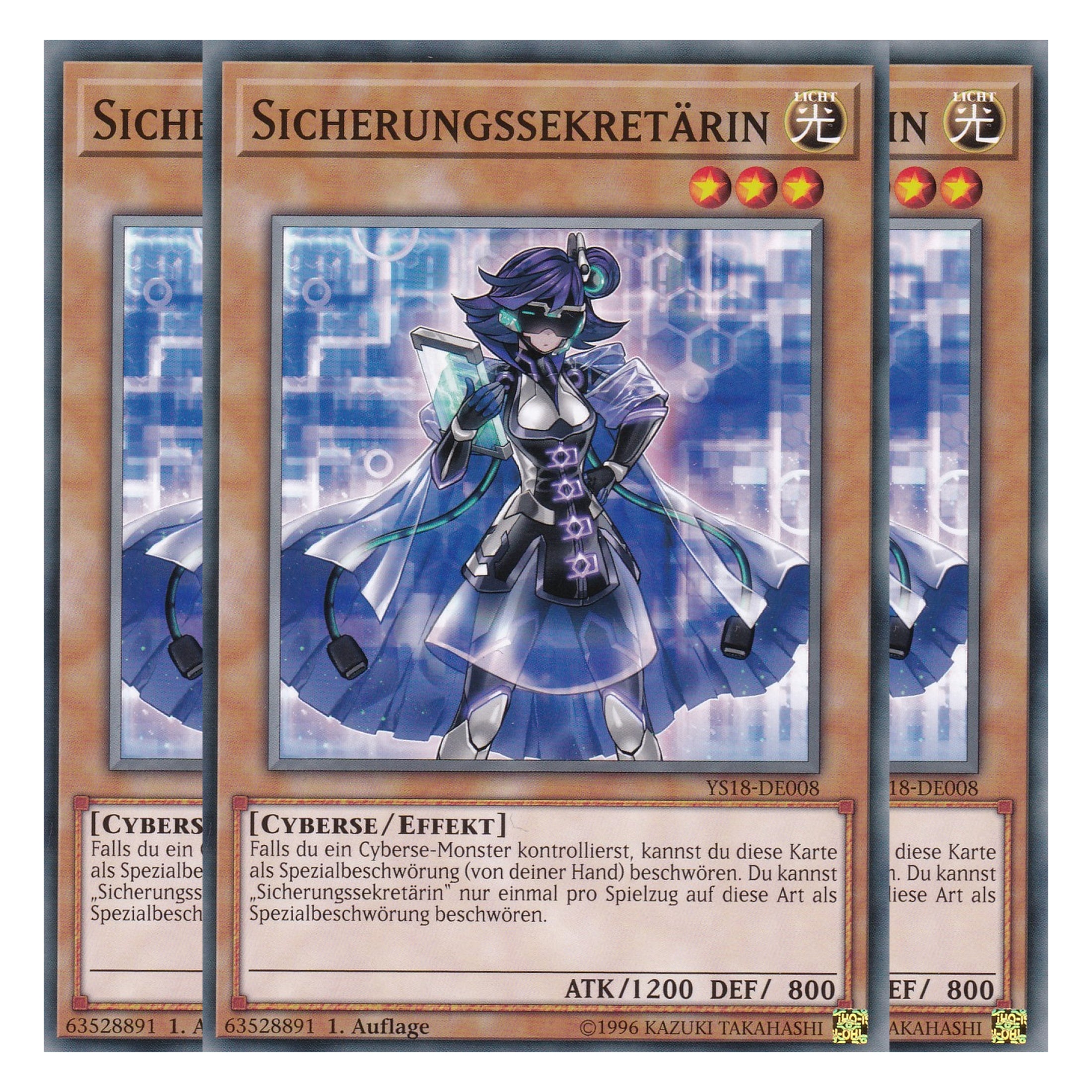 Sicherungssekretärin - YS18-DE008 - Common - Deutsch - 1. Auflage - Starter Deck: Codebreaker - Playset (3 Kopien)