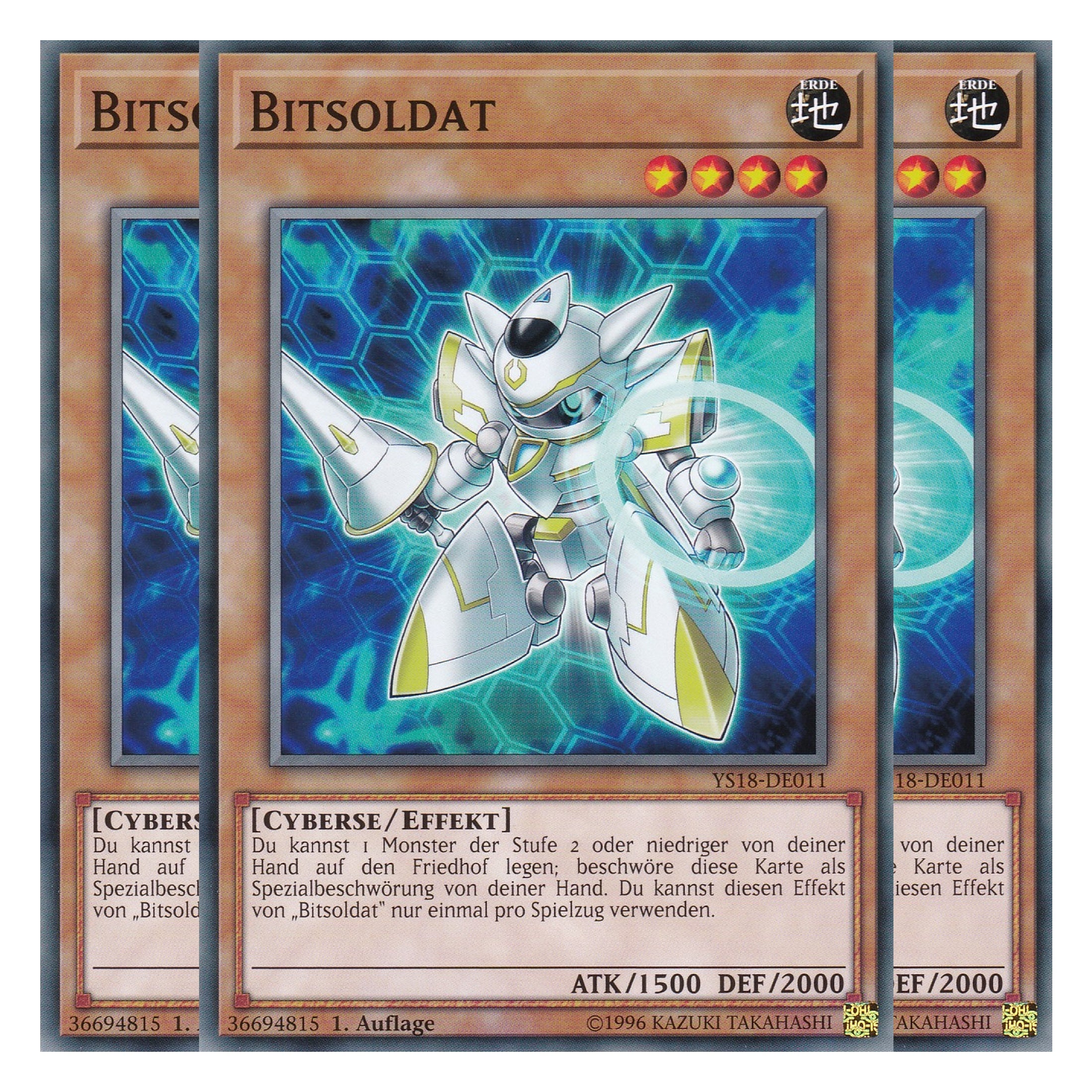 Bitsoldat - YS18-DE011 - Common - Deutsch - 1. Auflage - Starter Deck: Codebreaker - Playset (3 Kopien)