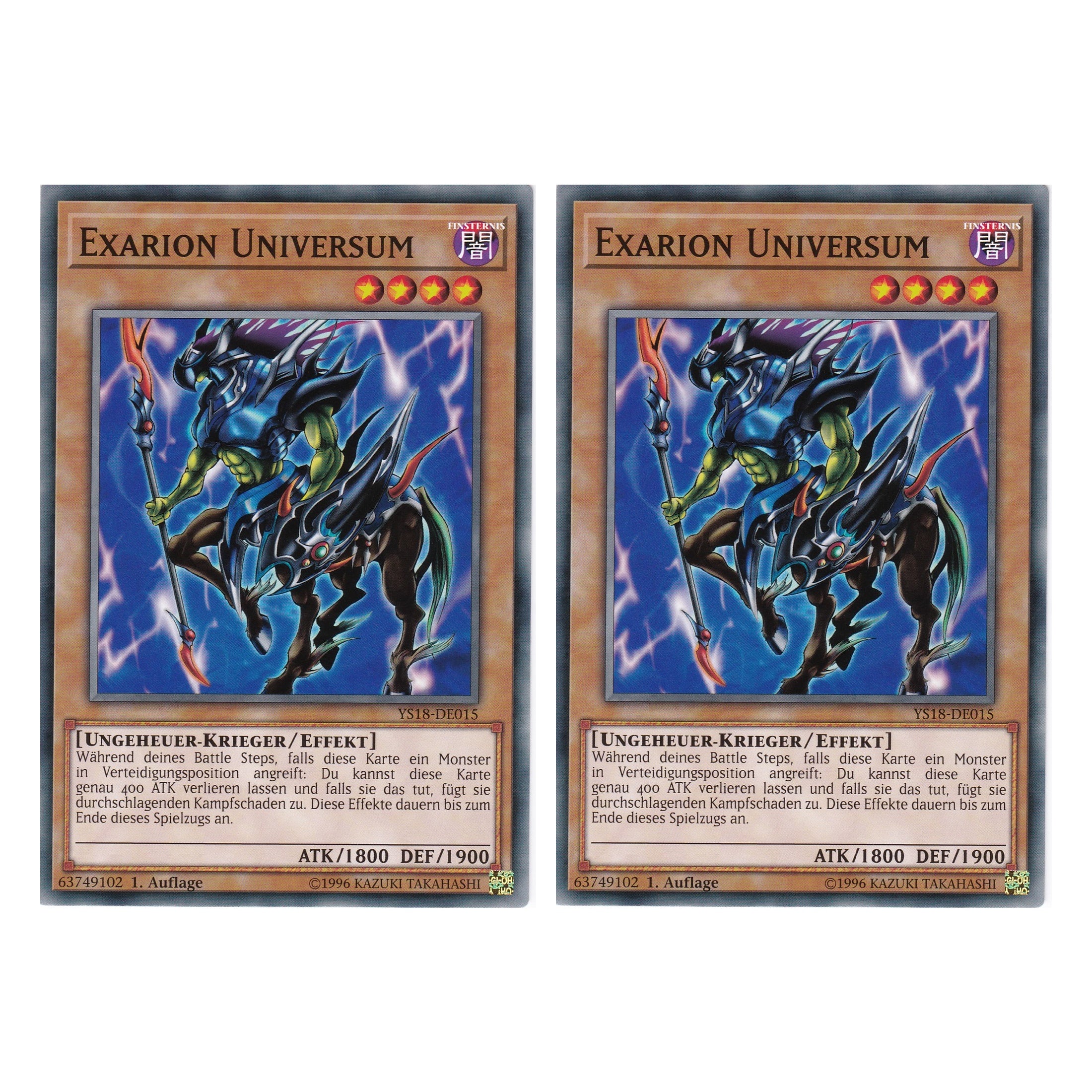 Exarion Universum - YS18-DE015 - Common - Deutsch - 1. Auflage - Starter Deck: Codebreaker - Duo Set (2 Stück) - Yugioh