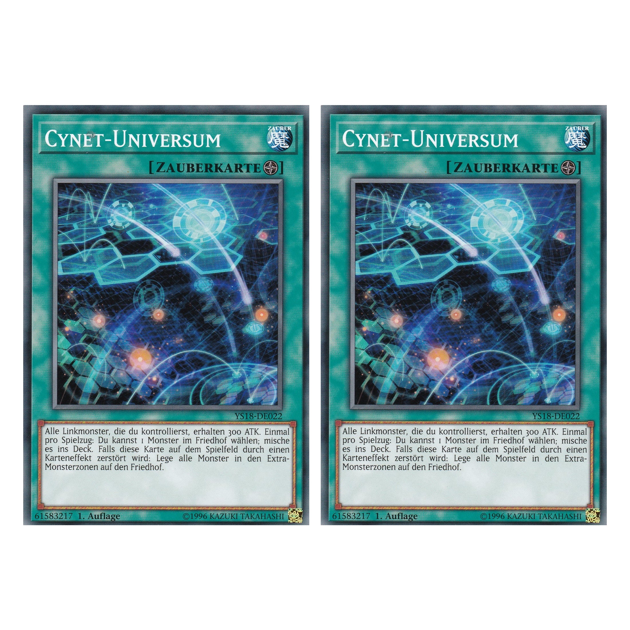 Cynet-Universum - YS18-DE022 - Common - Deutsch - 1. Auflage - Starter Deck: Codebreaker - Duo Set (2 Stück) - Yugioh