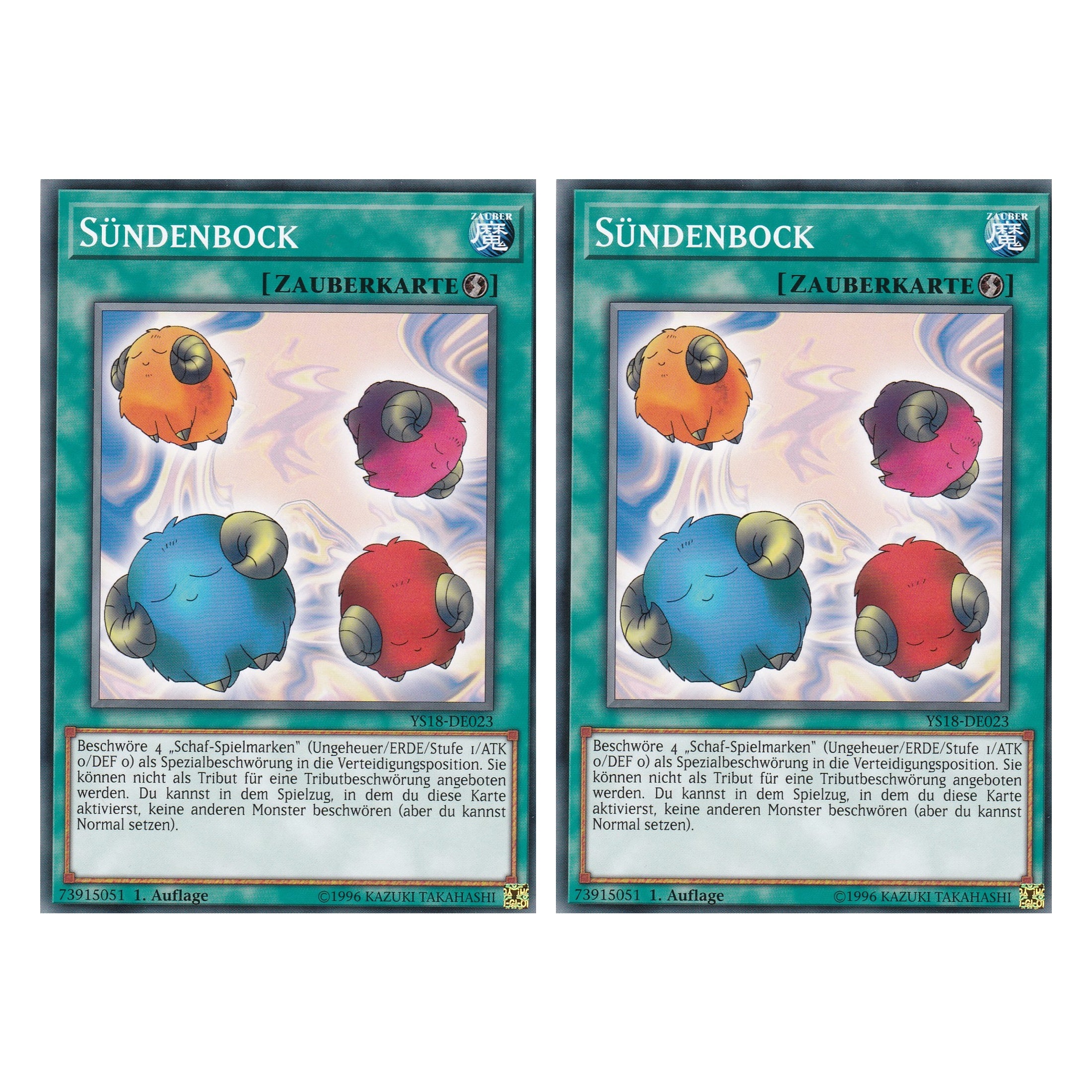 Sündenbock - YS18-DE023 - Common - Deutsch - 1. Auflage - Starter Deck: Codebreaker - Duo Set (2 Stück) - Yugioh