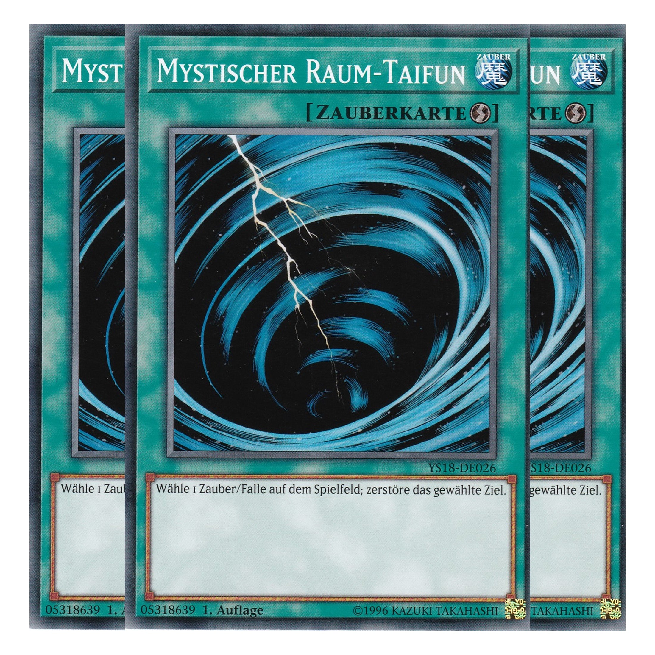 Mystischer Raum-Taifun - YS18-DE026 - Common - Deutsch - 1. Auflage - Starter Deck: Codebreaker - Playset (3 Kopien)