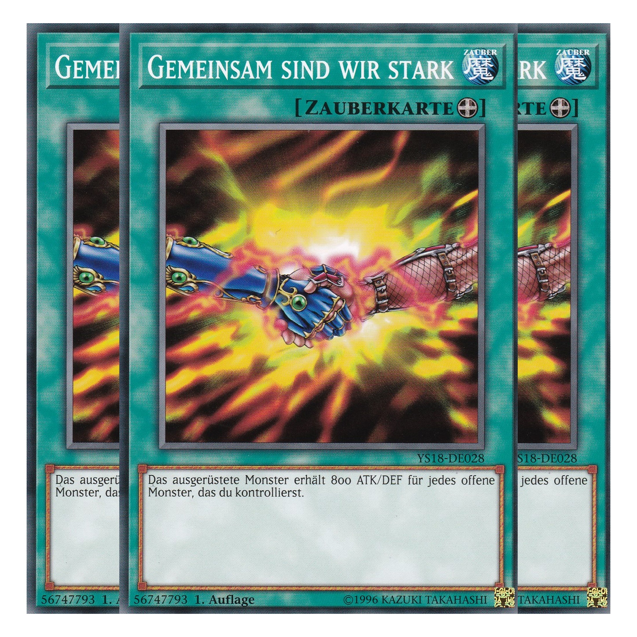 Gemeinsam sind wir stark - YS18-DE028 - Common - Deutsch - 1. Auflage - Starter Deck: Codebreaker - Playset (3 Kopien)